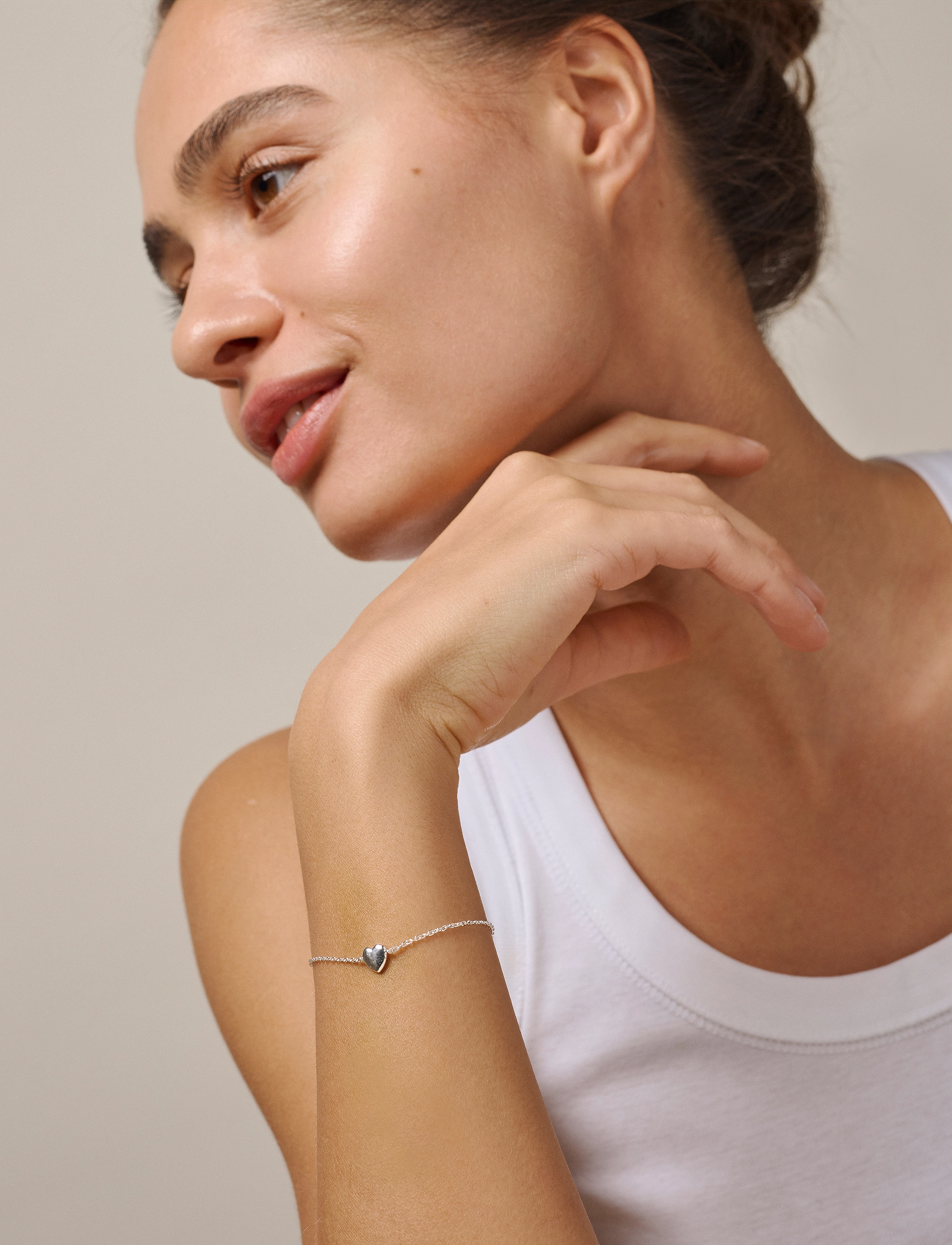 Enamel Copenhagen Amore Bracelet, One Size, Bracelets, Silber - Chain Frauen