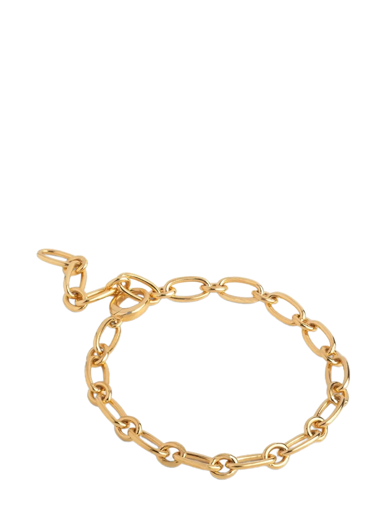 Enamel Copenhagen Bracelet, Chunky Charm - Armbånd - 925S/GP / gold