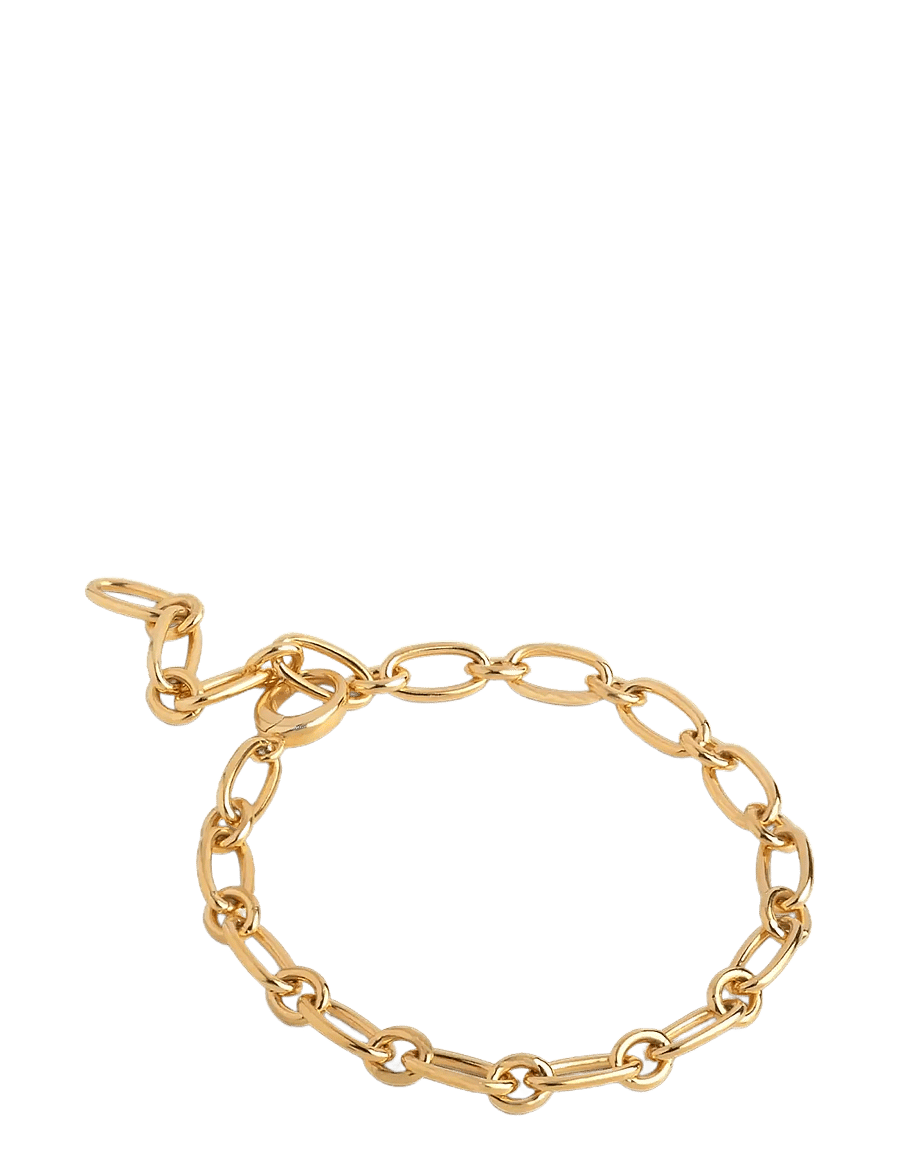 Enamel Copenhagen - Bracelet, Chunky Charm - lenkearmbånd - 925s/gp - 1