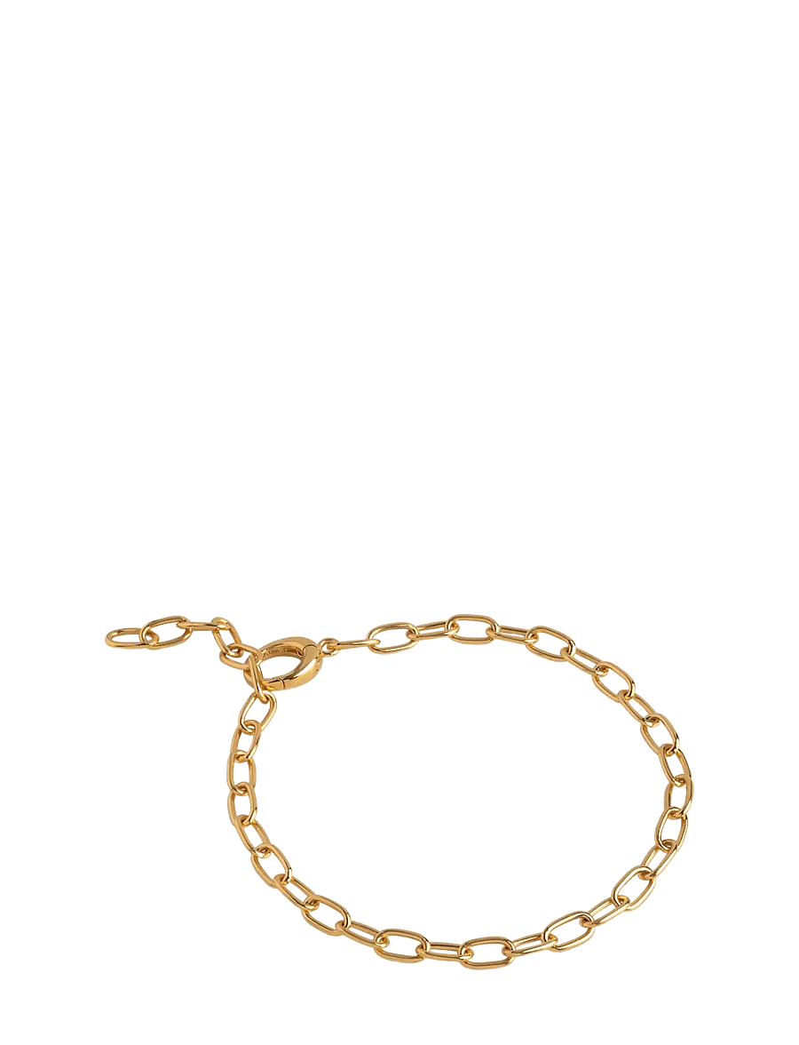 Enamel Copenhagen - Medium Charm Bracelet - kettenarmbänder - 925s/gp - 1