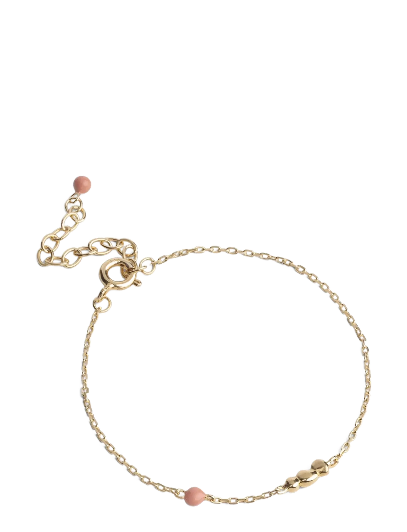 Enamel Copenhagen Bracelet, Nara - Hochzeitsgäste - LIGHT CORAL / gold