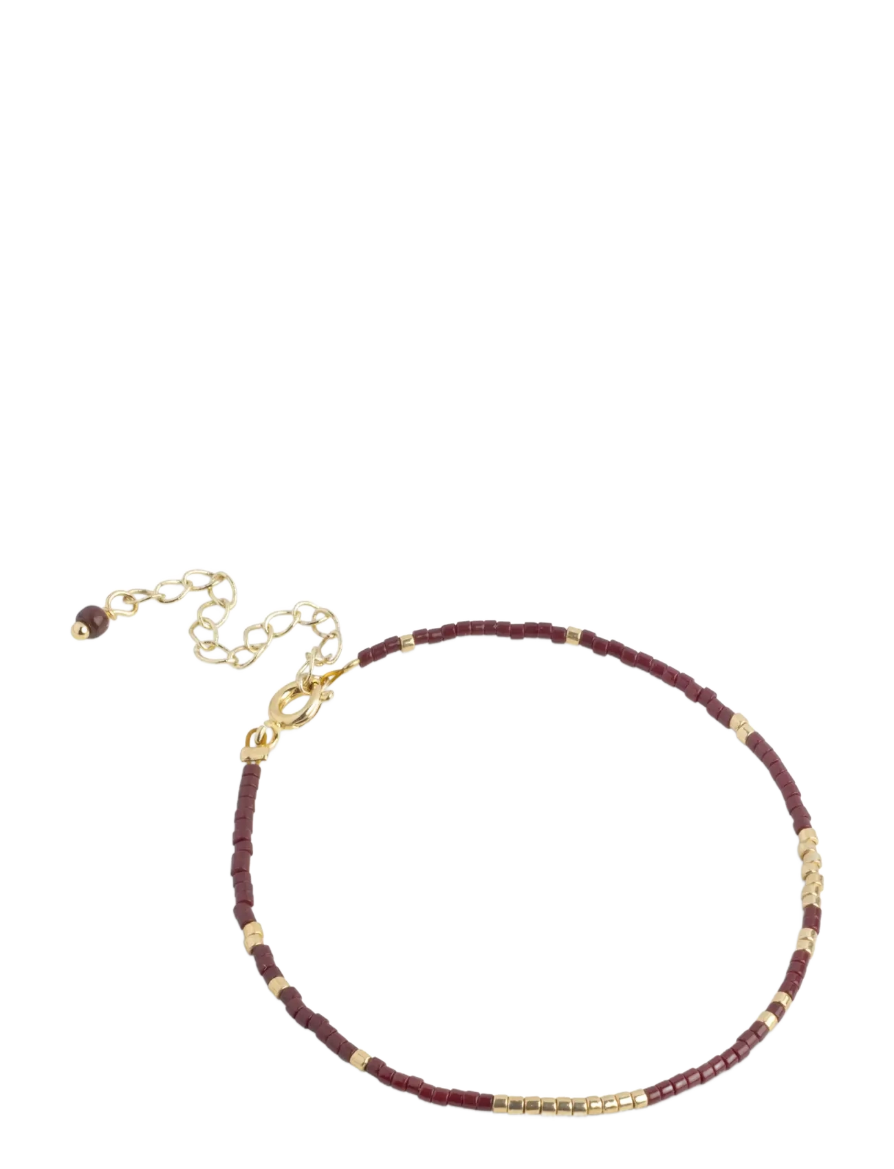 Enamel Copenhagen Bracelet, Petra - Bracelets - COPPER / burgundy