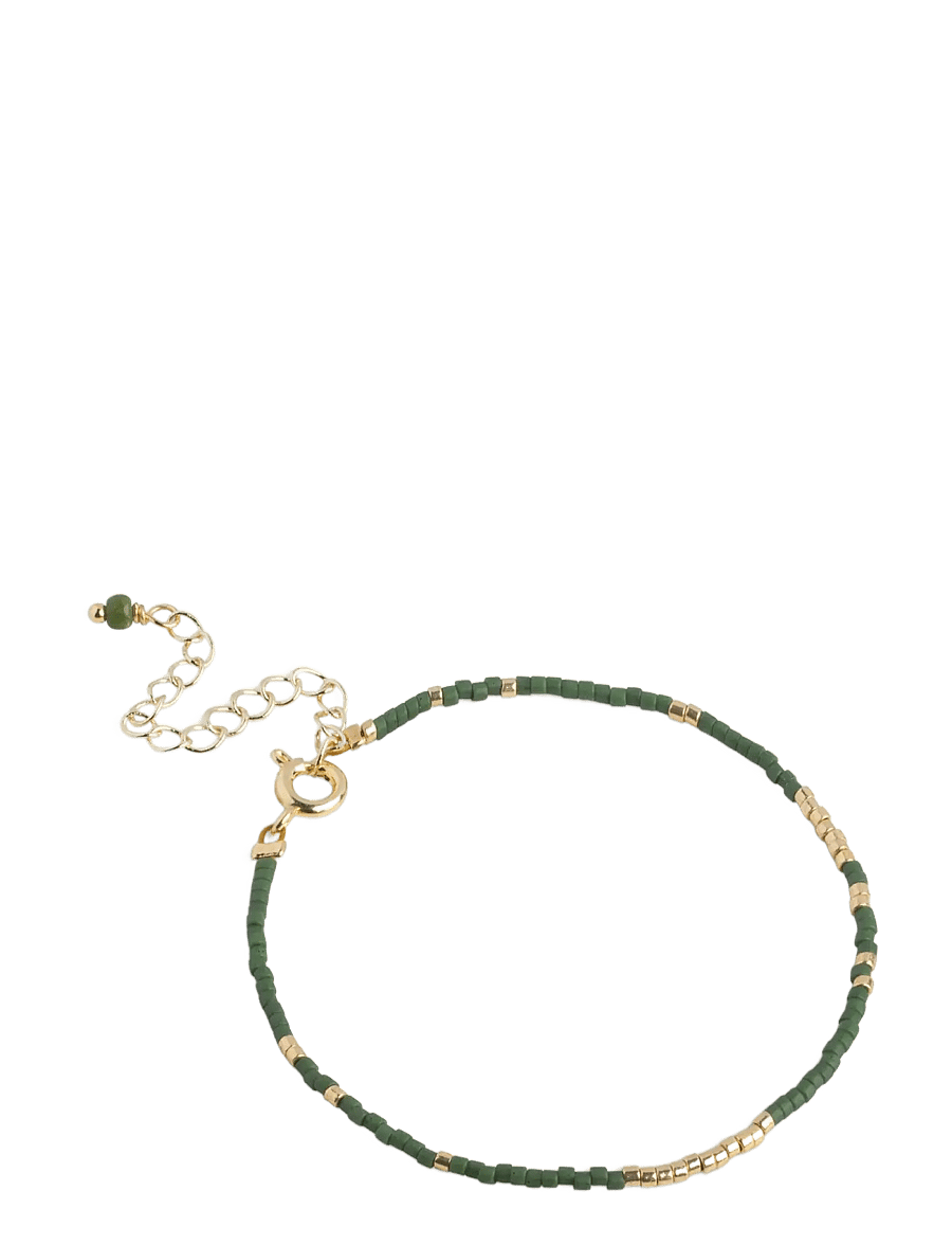 Enamel Copenhagen - Bracelet, Petra - perlenarmbänder - khaki - 1