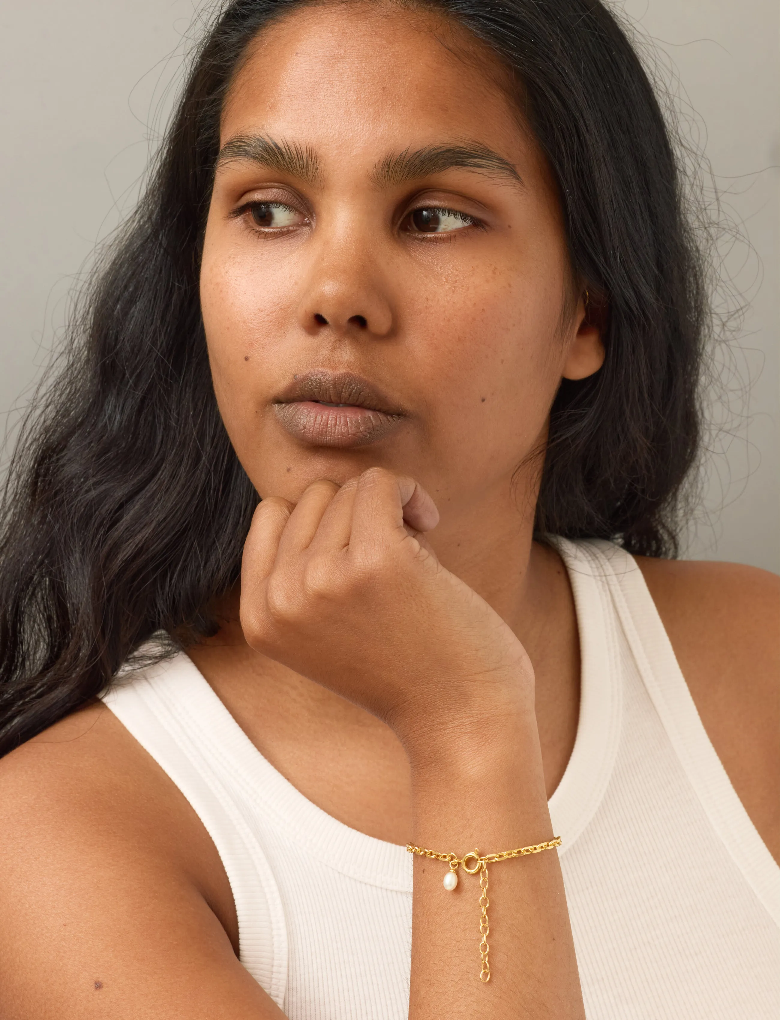 Enamel Copenhagen Bracelet, Significant - Enamel Copenhagen - PEARL / gold