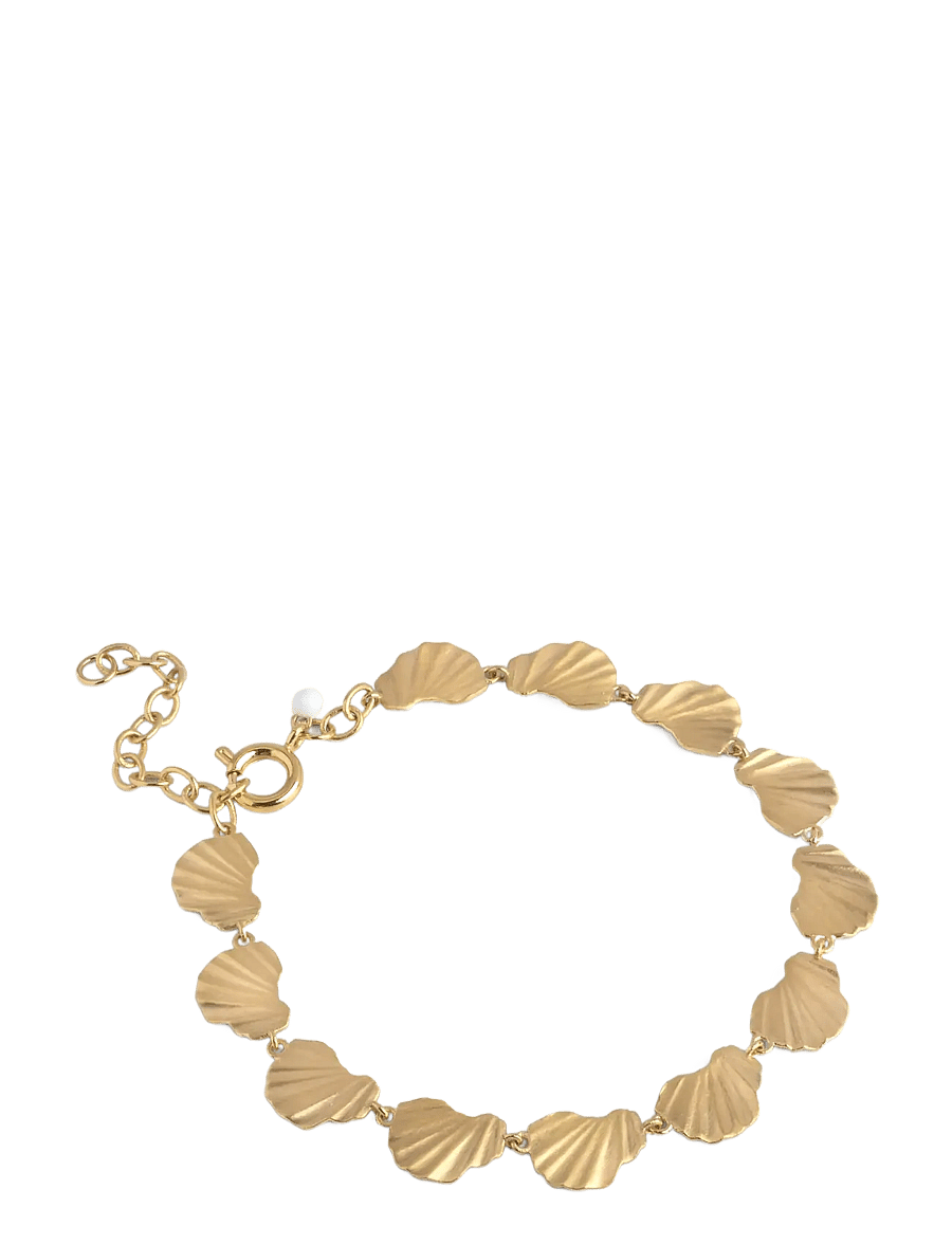 Enamel Copenhagen - Bracelet, Wave Chunky - kædearmbånd - gold plated - 1