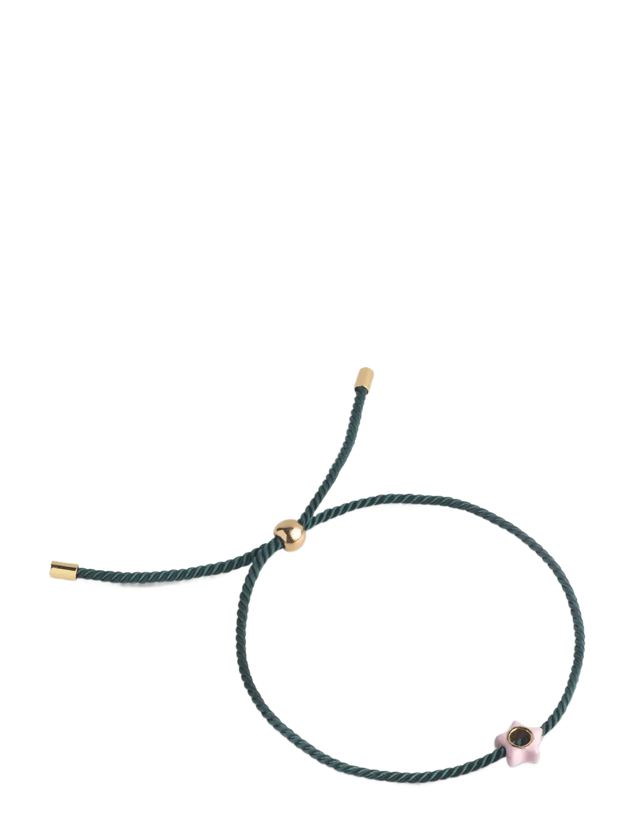 Enamel Copenhagen Bracelet, Enamel Tokens - Armbänder - PETROL GREEN/LIGHT PINK / green