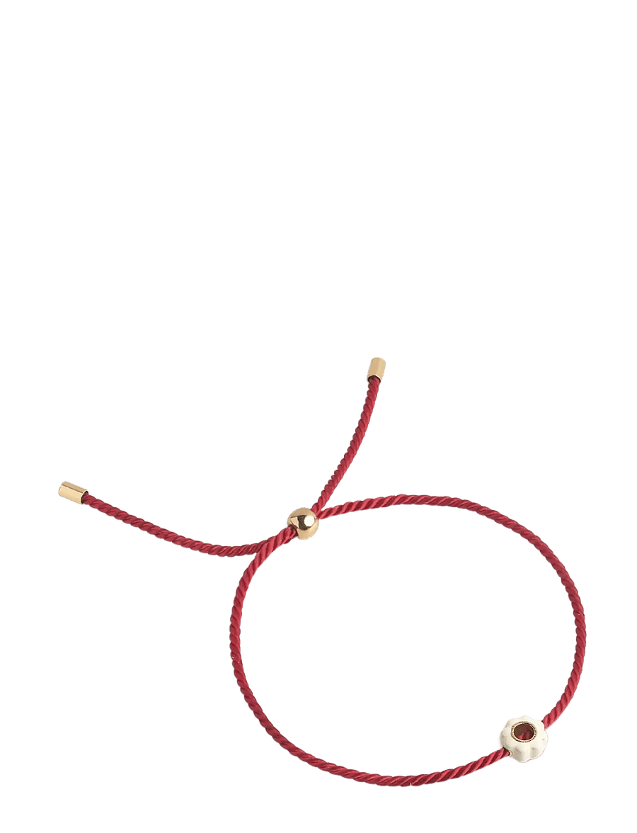 Enamel Copenhagen - Bracelet, Enamel Tokens - armbänder - red/daisy - 1