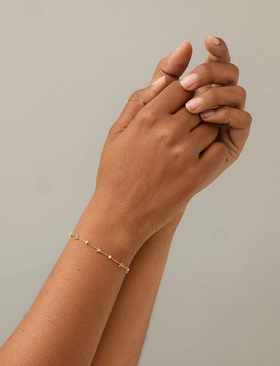 Enamel Copenhagen - Bracelet, Lola Star - kettenarmbänder - daisy - 0