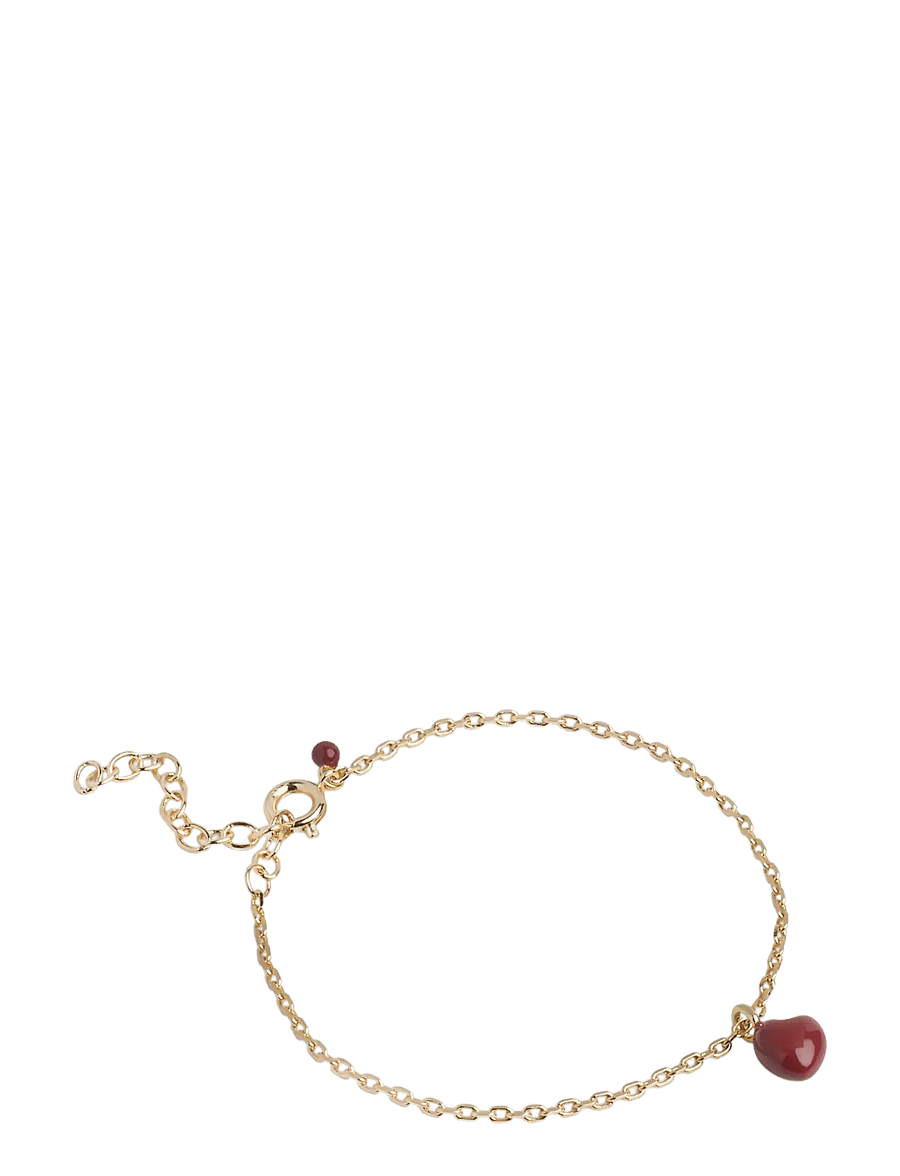 Enamel Copenhagen - Bracelet, Grand Amore - kædearmbånd - bordeaux - 1