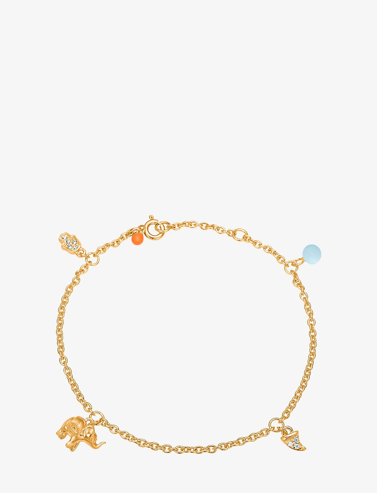 Enamel Copenhagen - Bracelet, Lucky Charms - gold-matte - 0