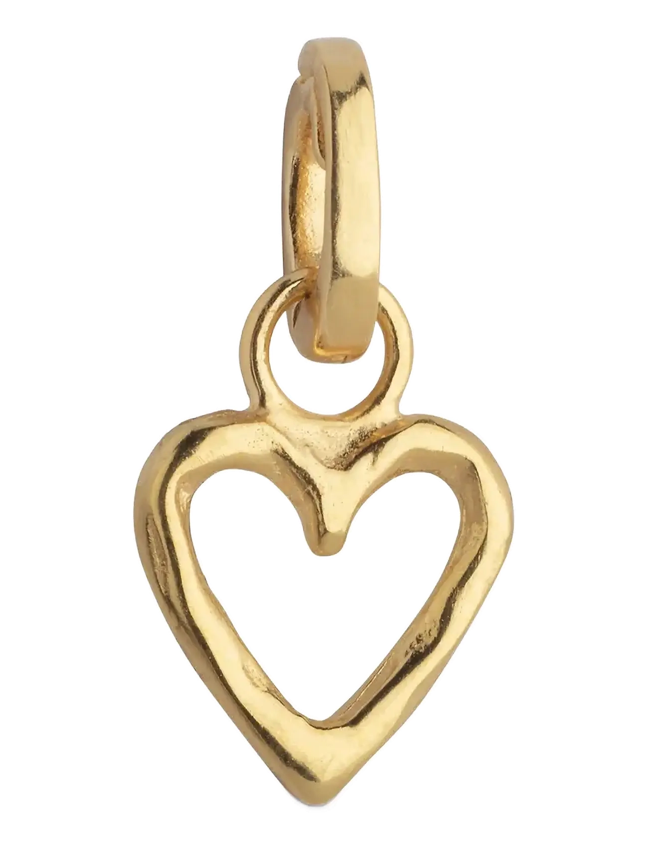 Enamel Copenhagen - Organic Heart Charm - kreolen - 925s/gp - 1