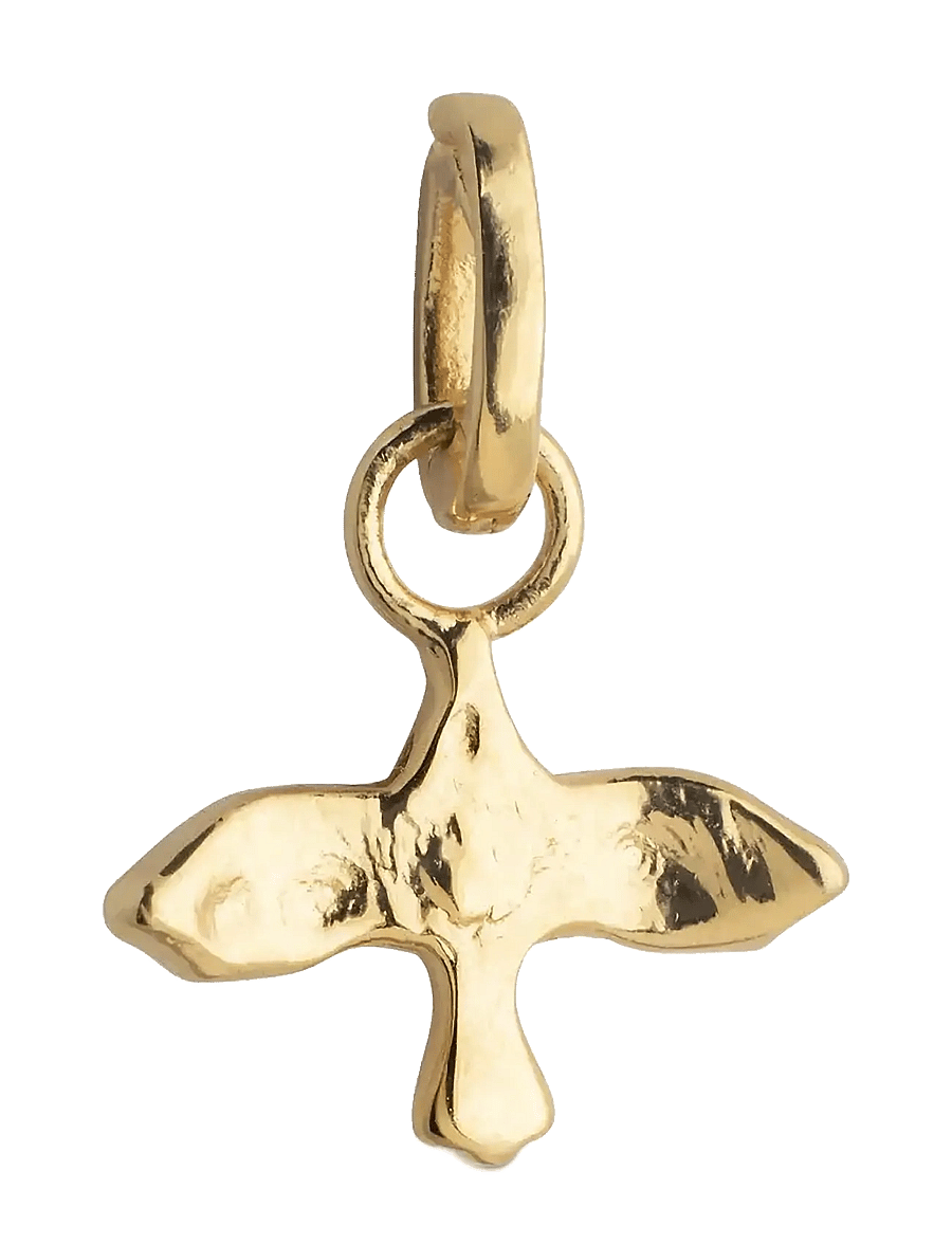Enamel Copenhagen - Devoted Swallow Charm - pakabukai - 925s/gp - 1
