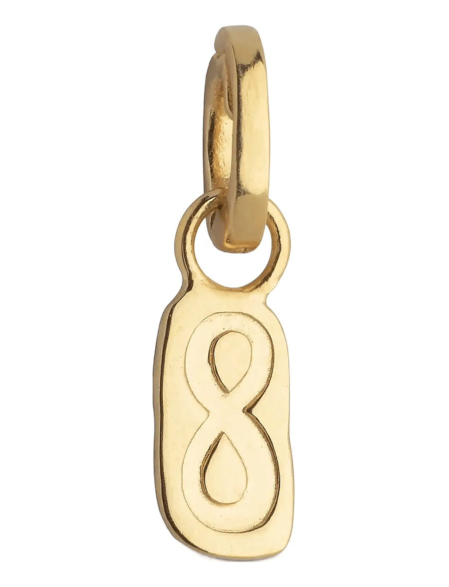 Enamel Copenhagen - Endless Infinity Charm - wiszące kolczyki - 925s/gp - 1