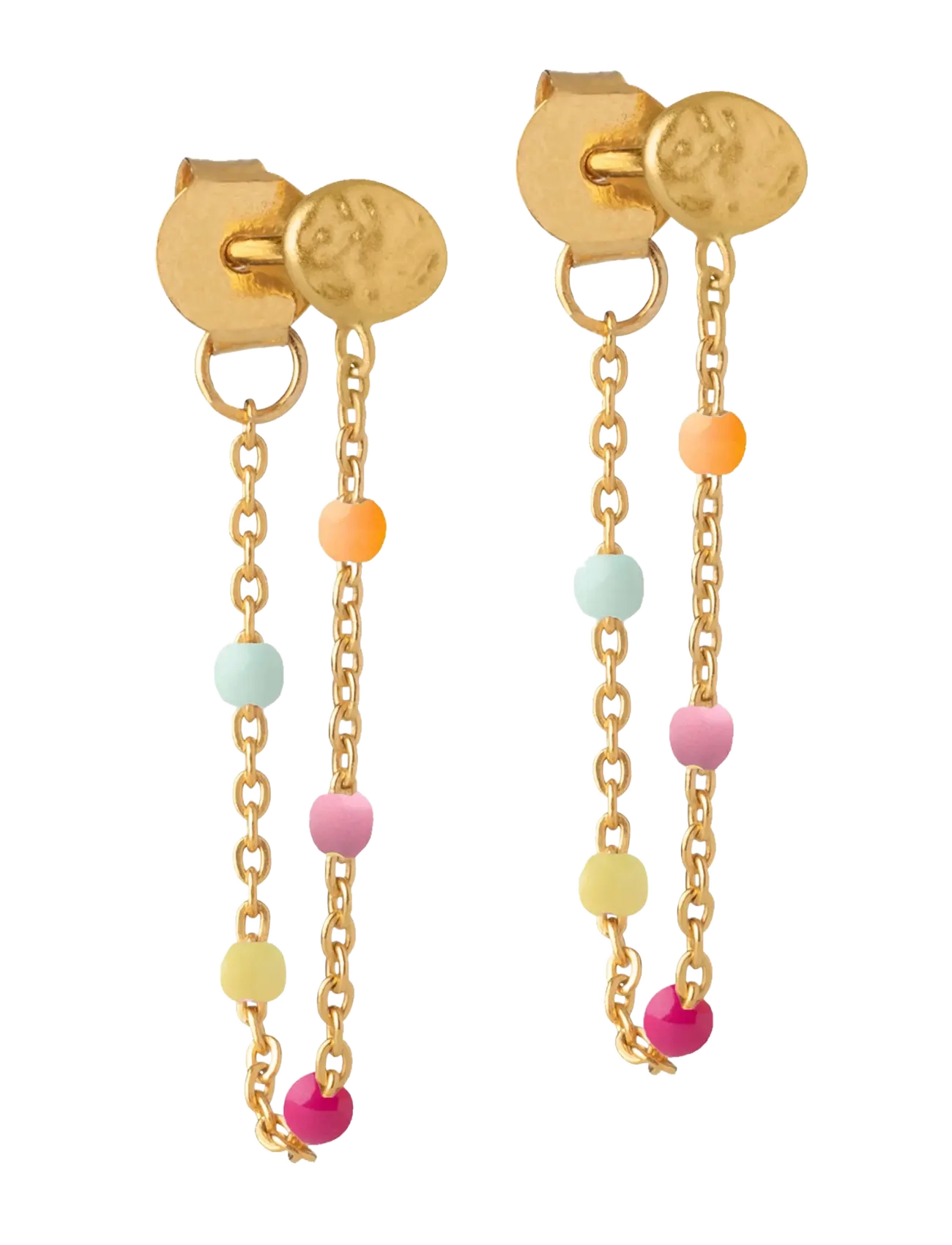 Enamel Copenhagen Earring, Lola - Øreringe med vedhæng - RAINBOW / multi