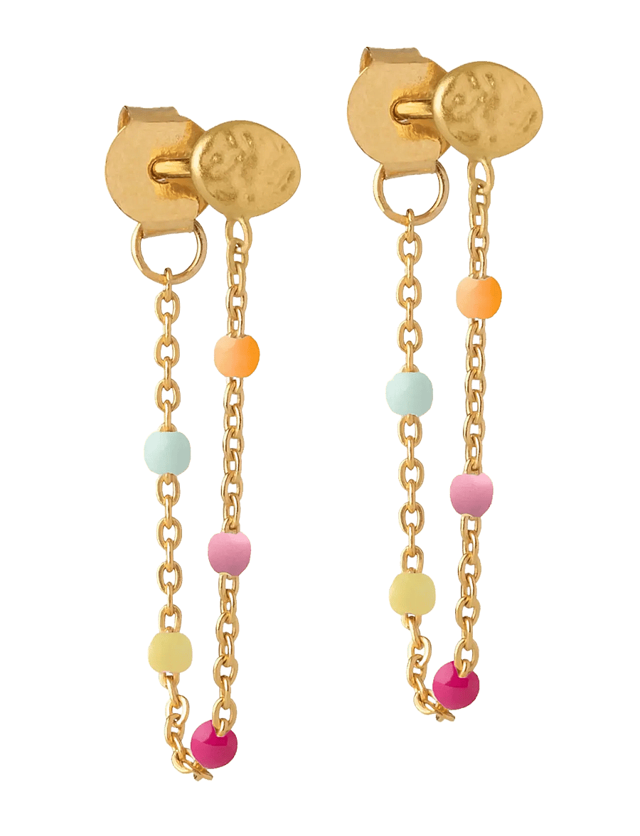 Enamel Copenhagen - Earring, Lola - Øreringe med vedhæng - rainbow - 1
