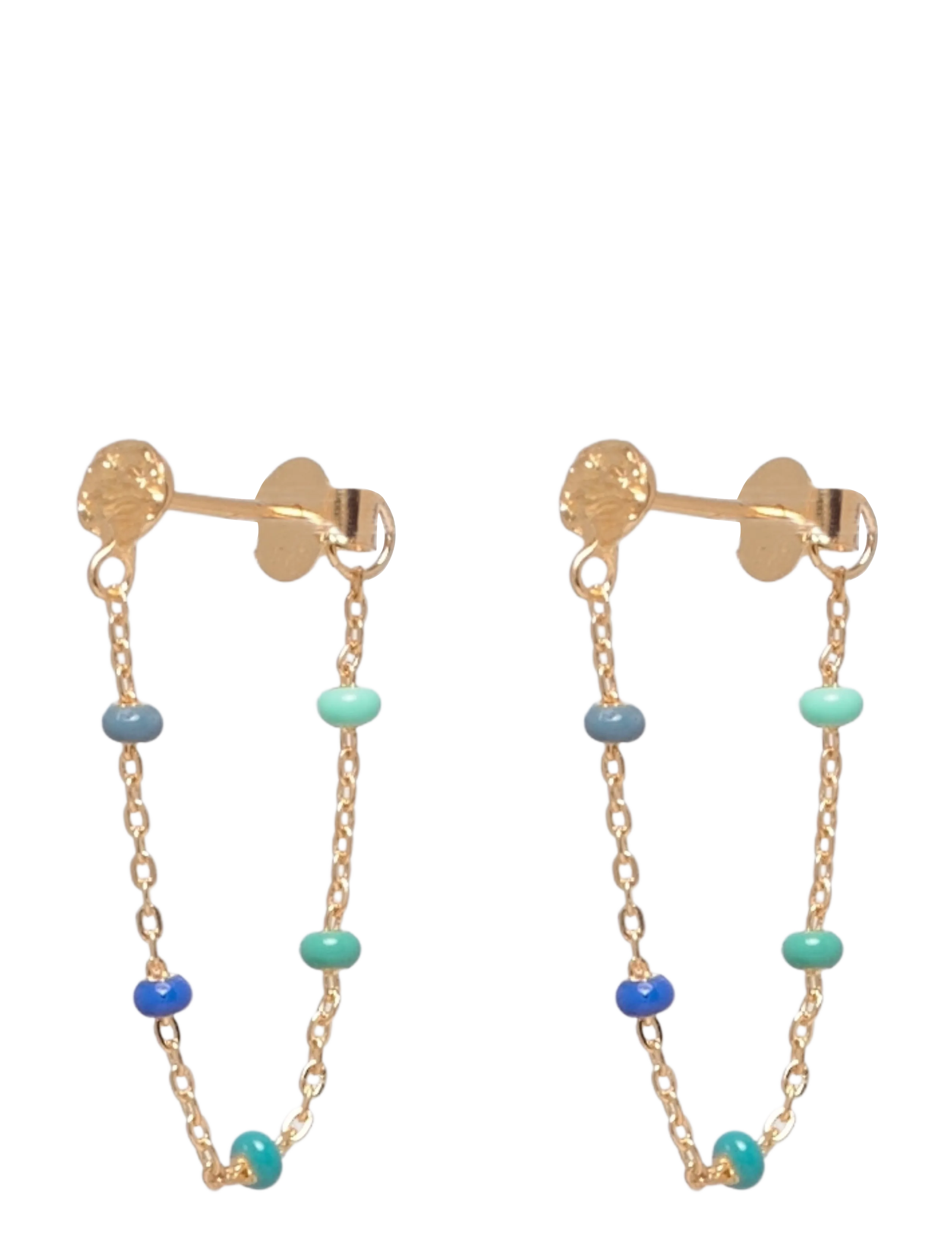 Enamel Copenhagen Earring, Lola - Schmuck - ATLANTIC / gold