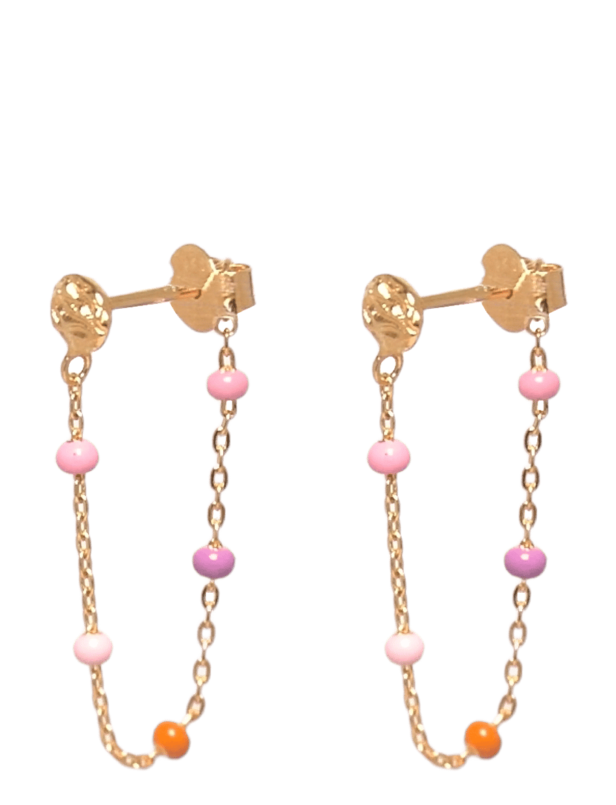 Enamel Copenhagen - Earring, Lola - hängande örhängen - blush - 0