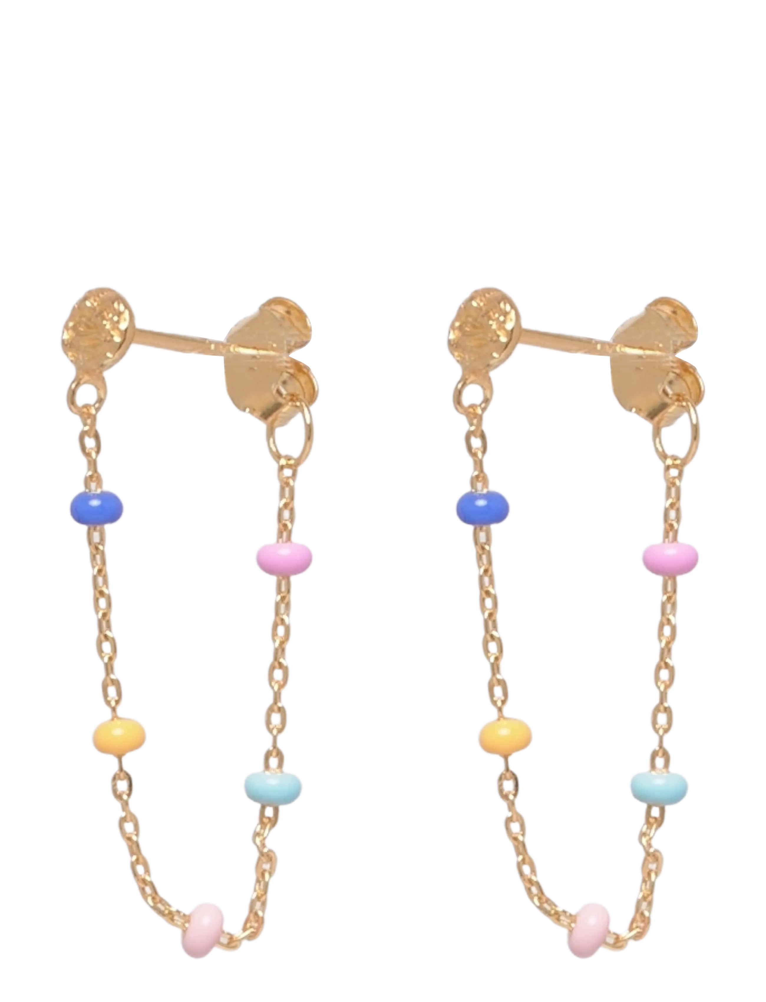 Enamel Copenhagen Earring, Lola - Accessories - LOLLY / gold
