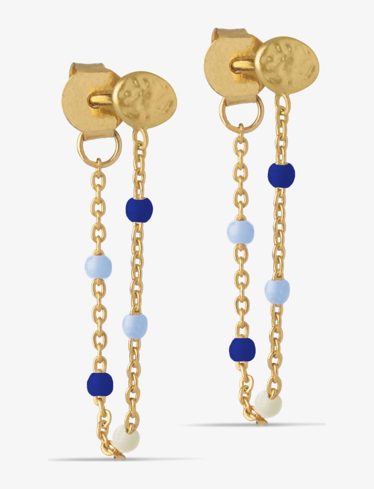 Enamel Copenhagen - Earring, Lola - hängande örhängen - marine - 1
