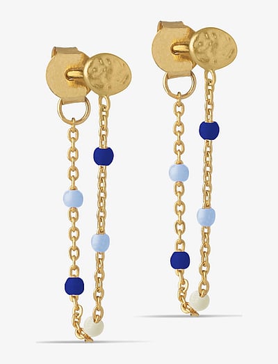 Enamel Copenhagen Earring, Lola - Hängande örhängen - MARINE / blue
