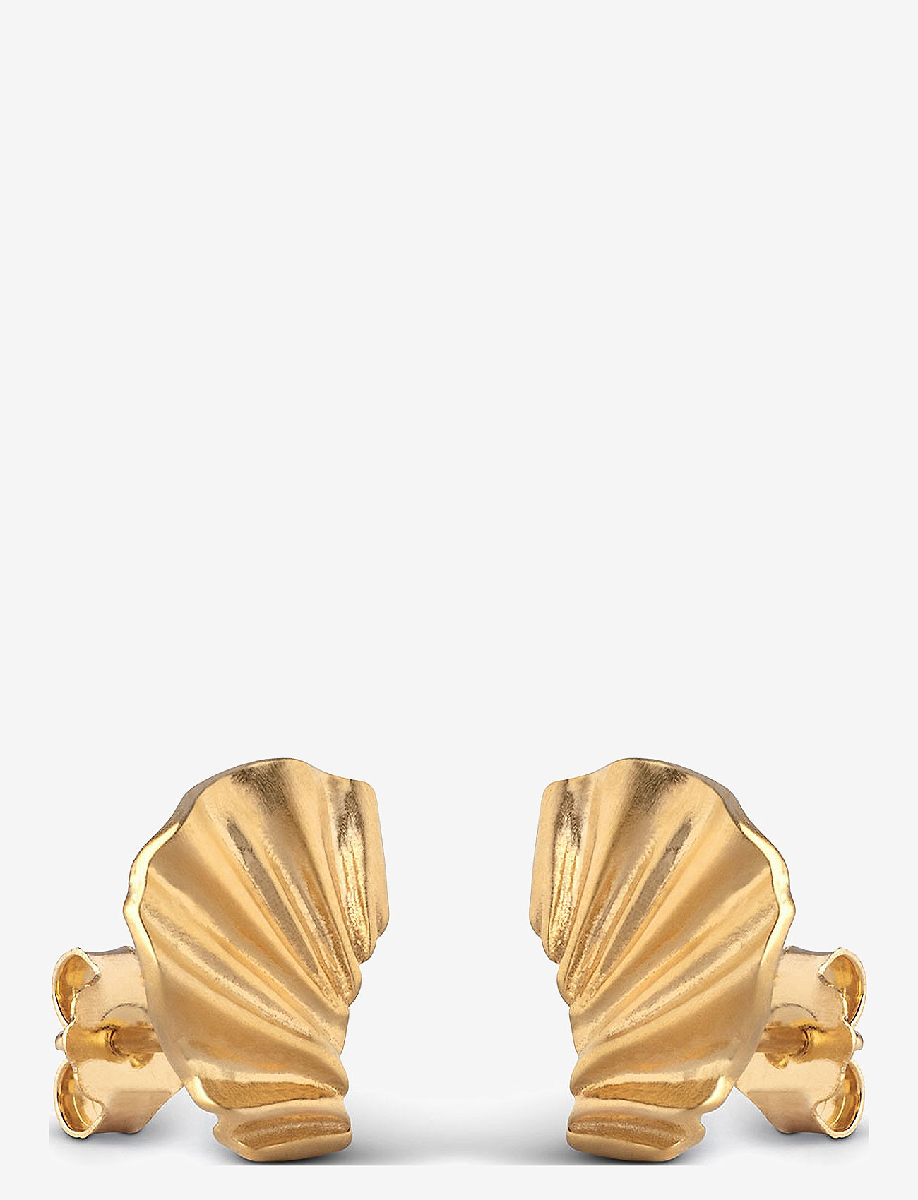 Enamel Copenhagen - Mini Wave Earring - stud earrings - gold - 1