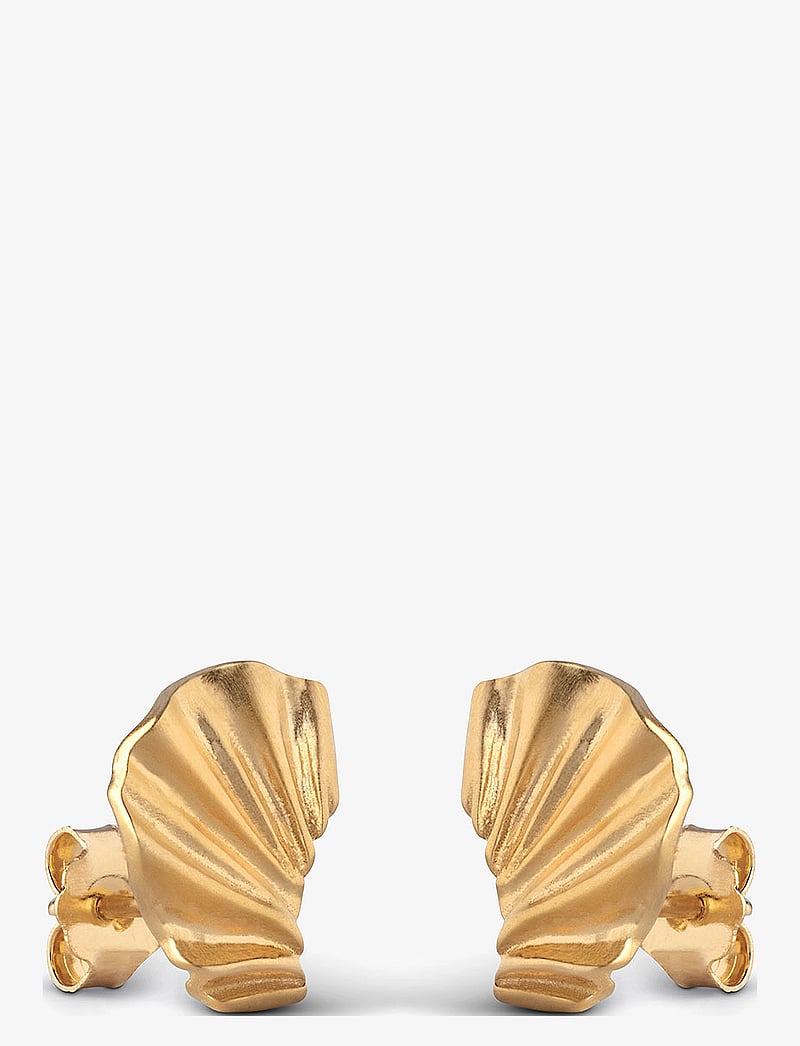 Enamel Copenhagen - Mini Wave Earring - stud earrings - gold - 1