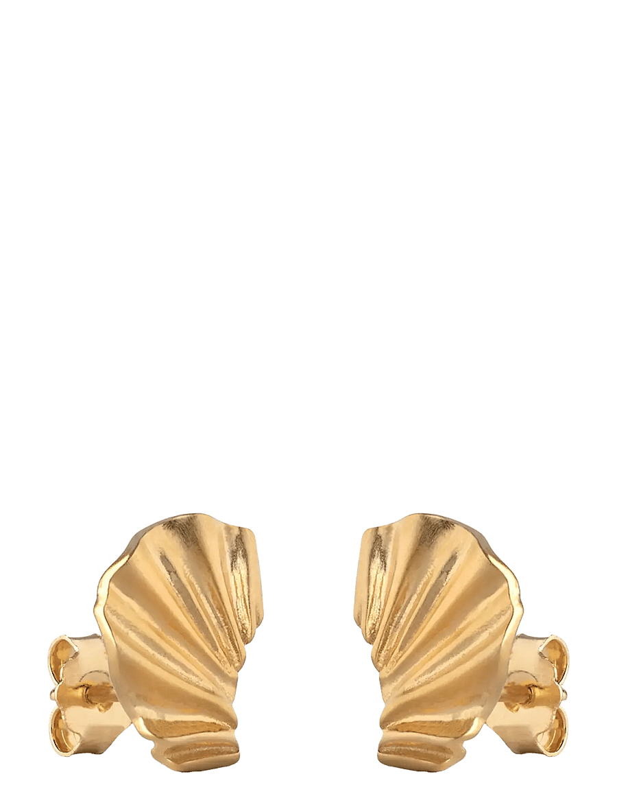 Enamel Copenhagen - Earring, Mini Wave - gold plated - 1