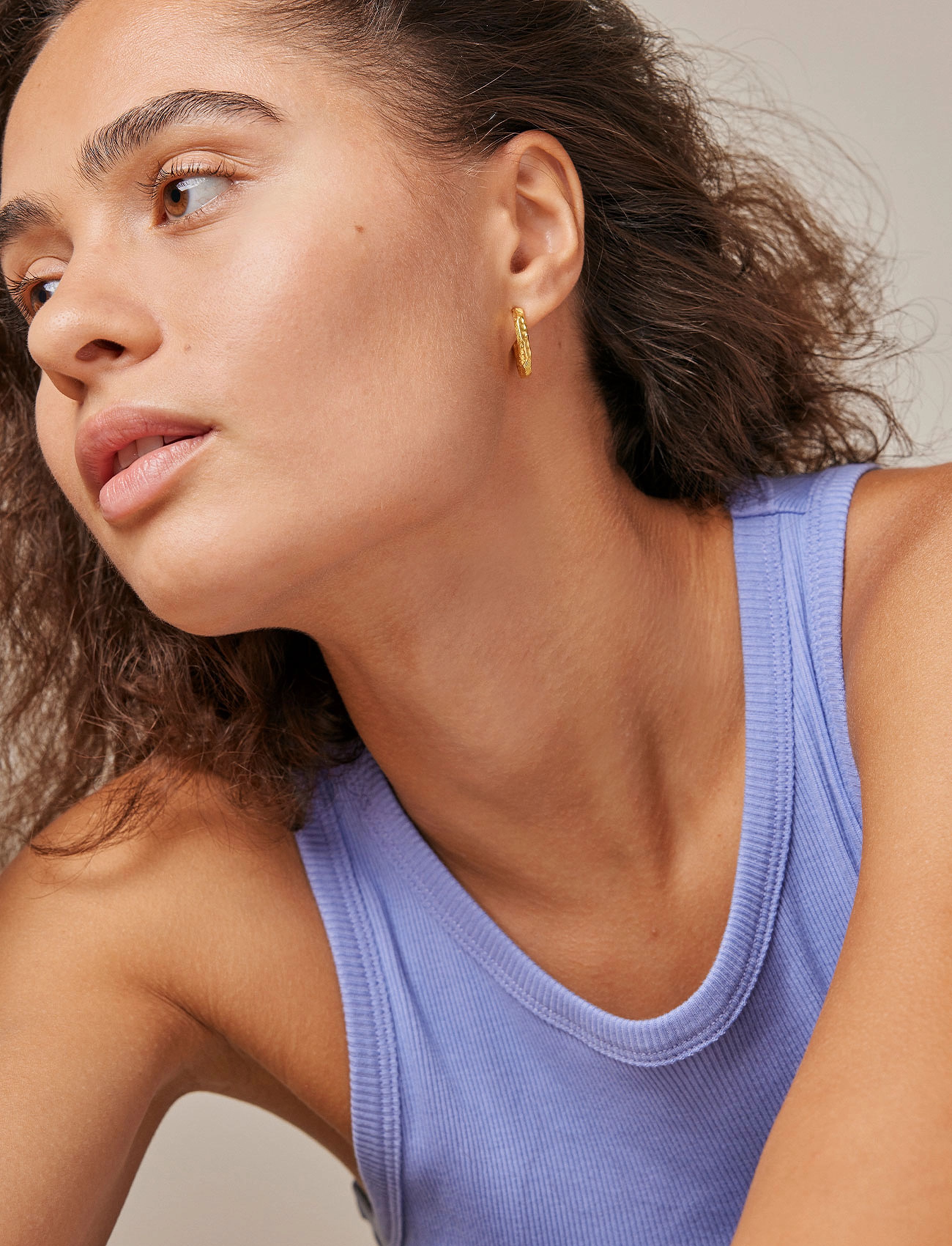 Enamel Copenhagen - Hali Hoops 20 mm - gold - 1