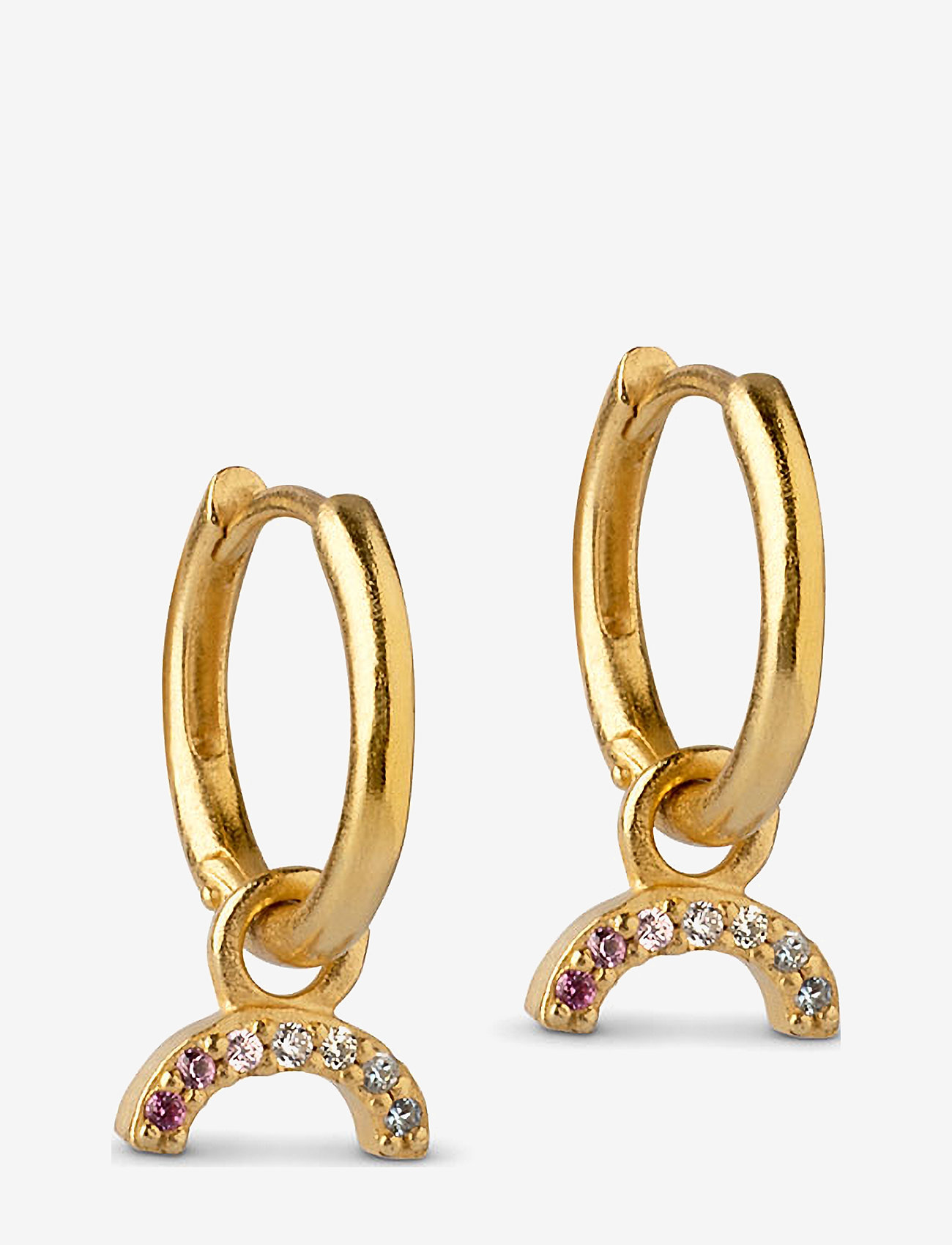 Enamel Copenhagen - Hoops, Sparkling Rainbow - gold - 0