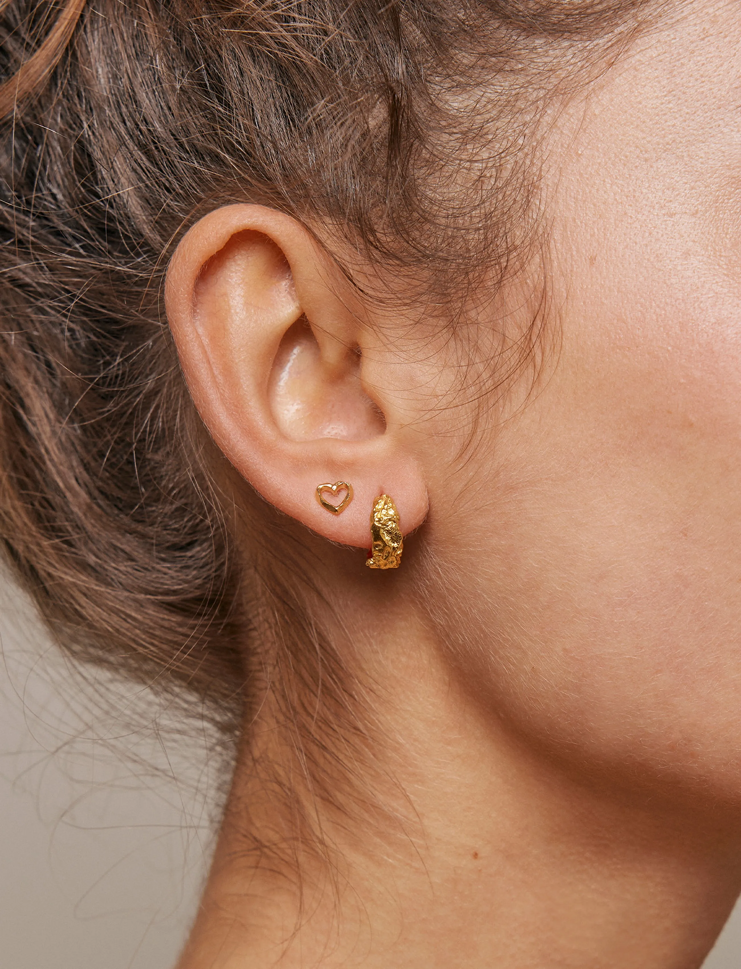 Enamel Copenhagen - Hoops, Nela - gold plated - 0