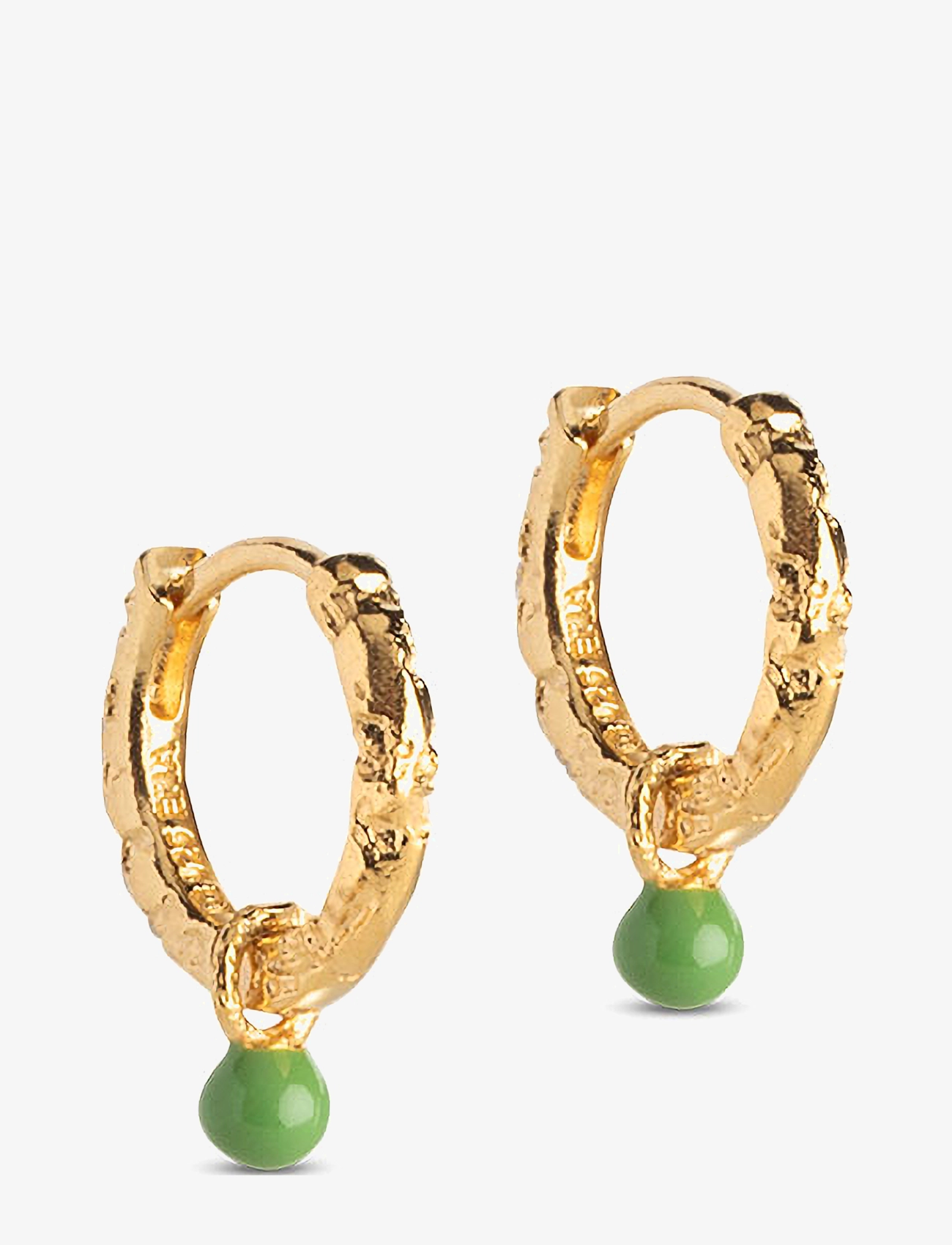 Enamel Copenhagen Hoops, Belle - Accessoires - DUSTY GREEN / green