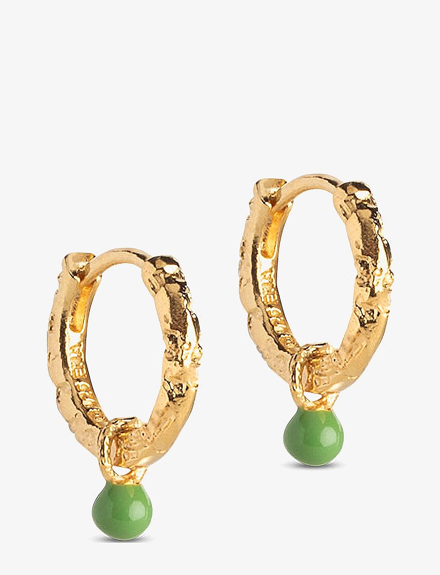 Enamel Copenhagen - Hoops, Belle - kreolen - dusty green - 1