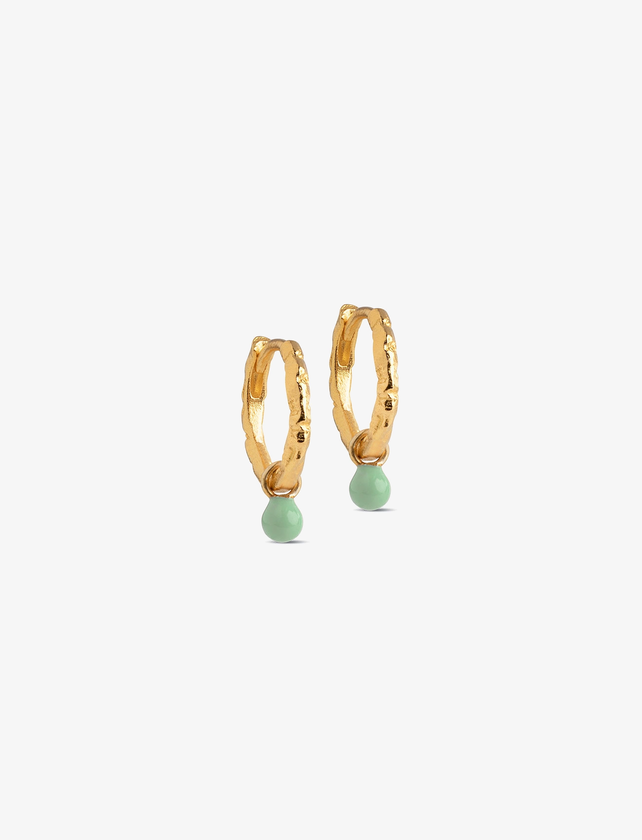 Enamel Copenhagen - Hoops, Belle - kreolen - dusty green - 2