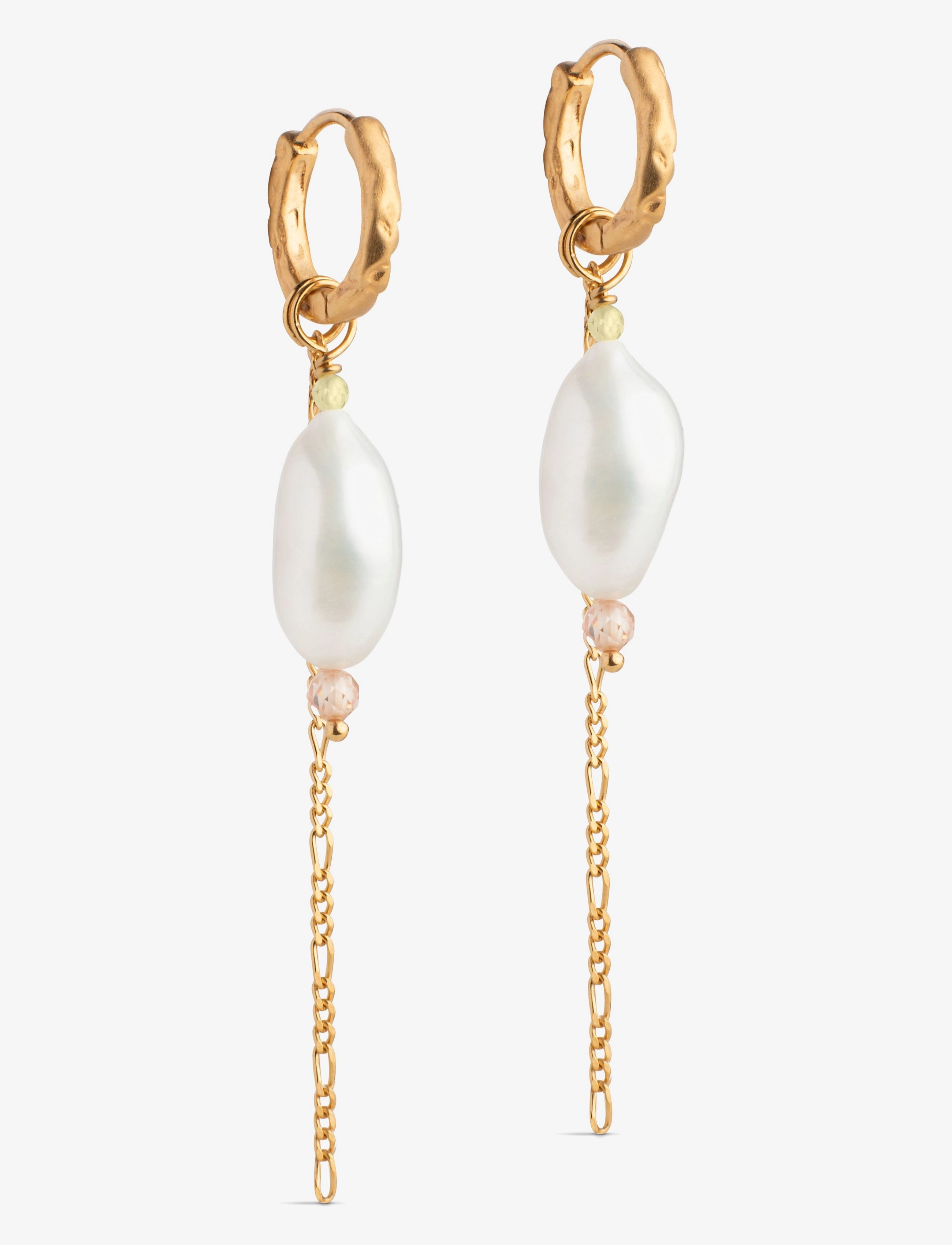 Enamel Copenhagen Adeline Earring - Accessoires - PEARL / gold