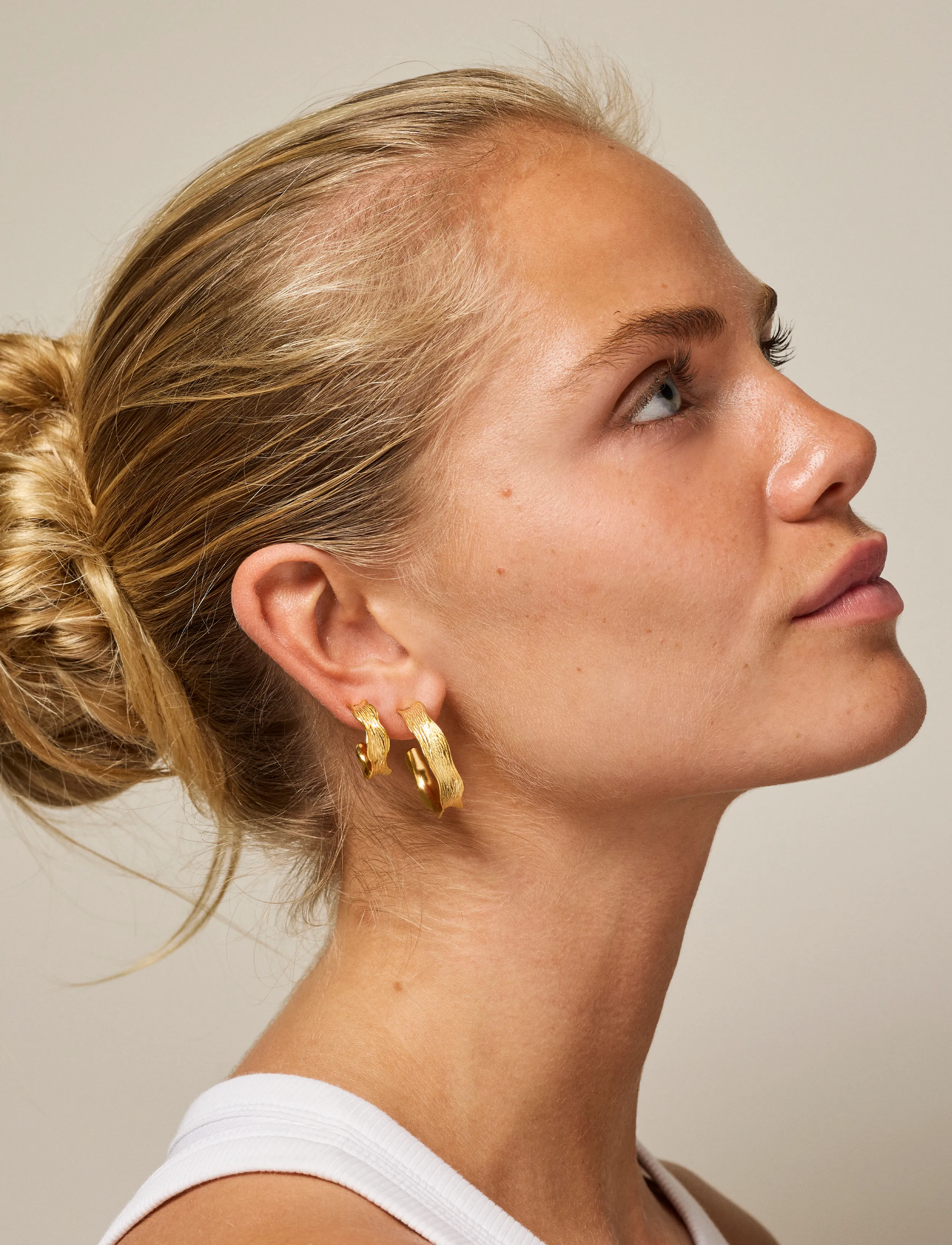 Enamel Copenhagen - Hoops, Ane Large - gold plated - 0