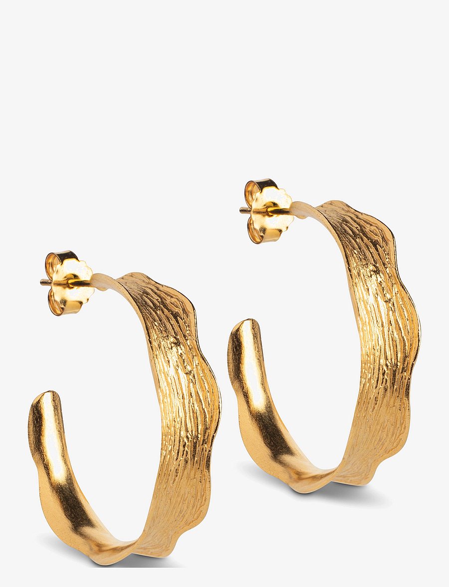 Enamel Copenhagen - Ane Large Hoops - kreolen - 925s/gp/m - 1