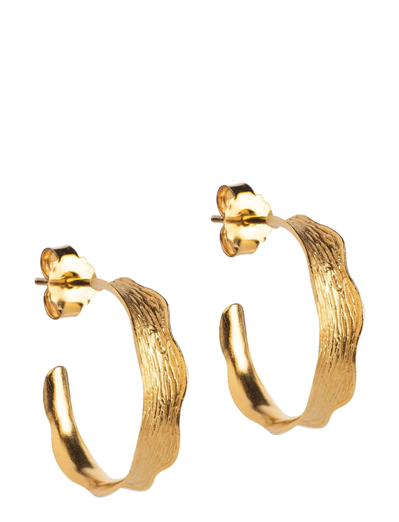 Enamel Copenhagen Hoops, Ane Small - Basics - GOLD PLATED / gold