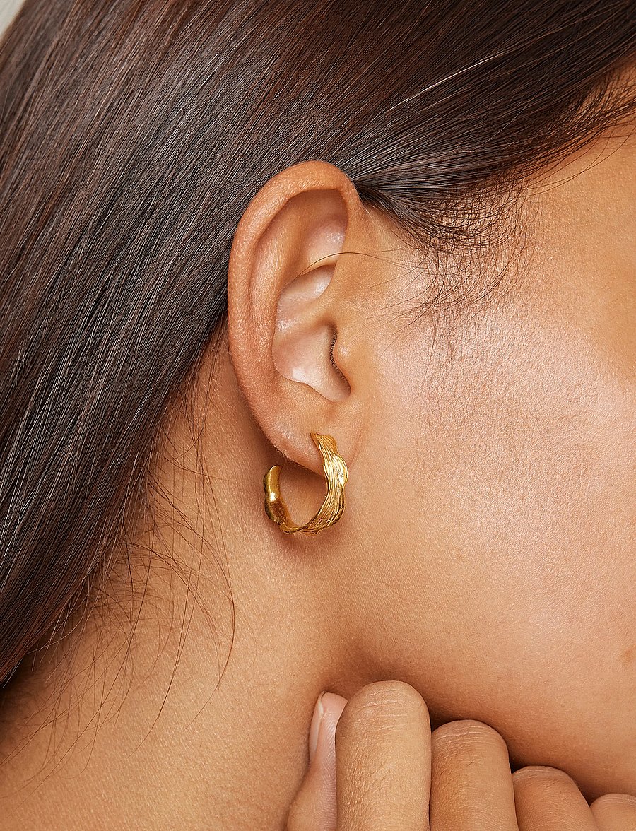 Enamel Copenhagen - Hoops, Ane Small - kreolen - gold plated - 0