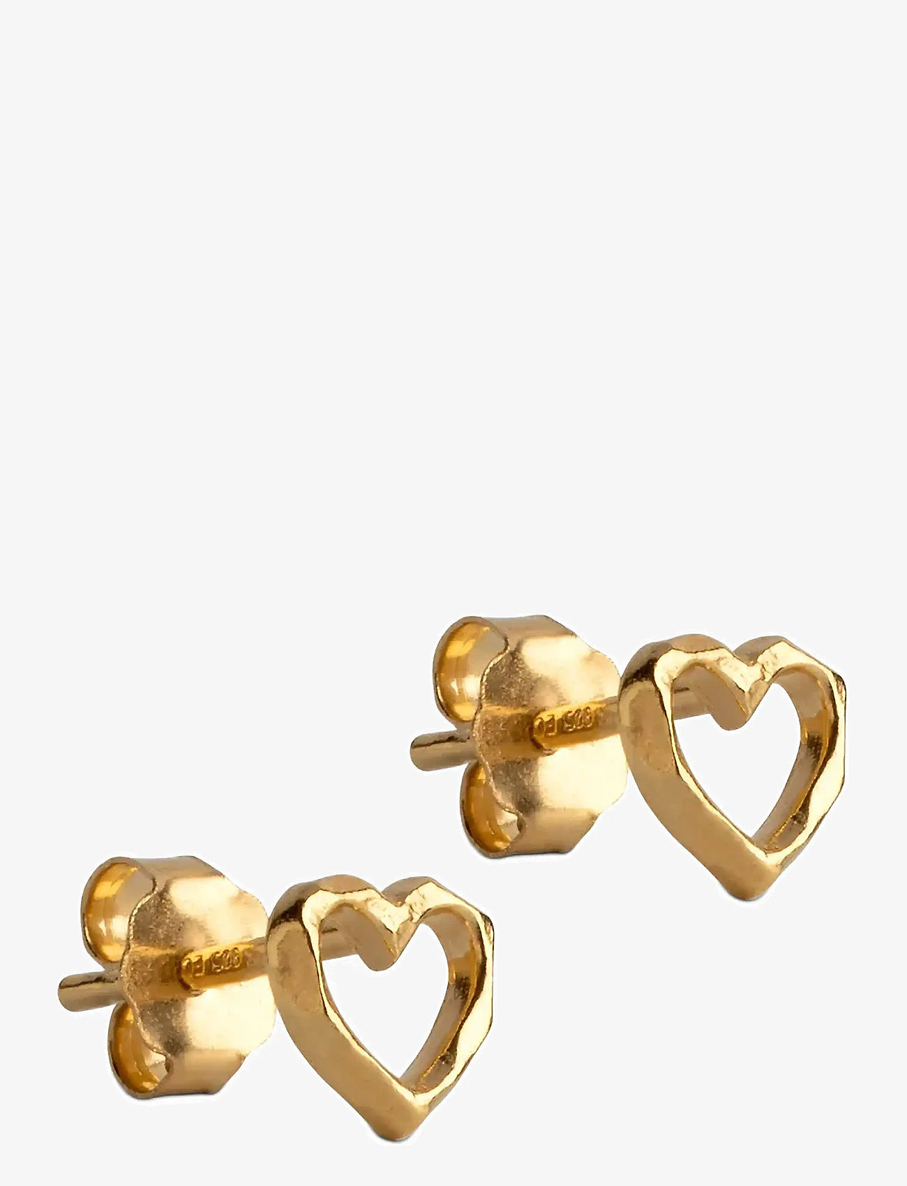 Enamel Copenhagen - Organic Heart Studs - ohrstecker - 925s/gp/m - 1