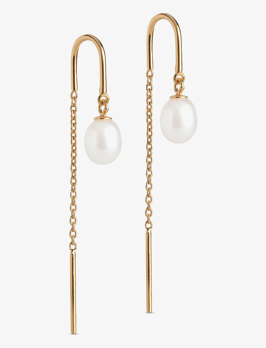 Enamel Copenhagen - Eleanor Pearl Earring - perlų auskarai - pearl - 1