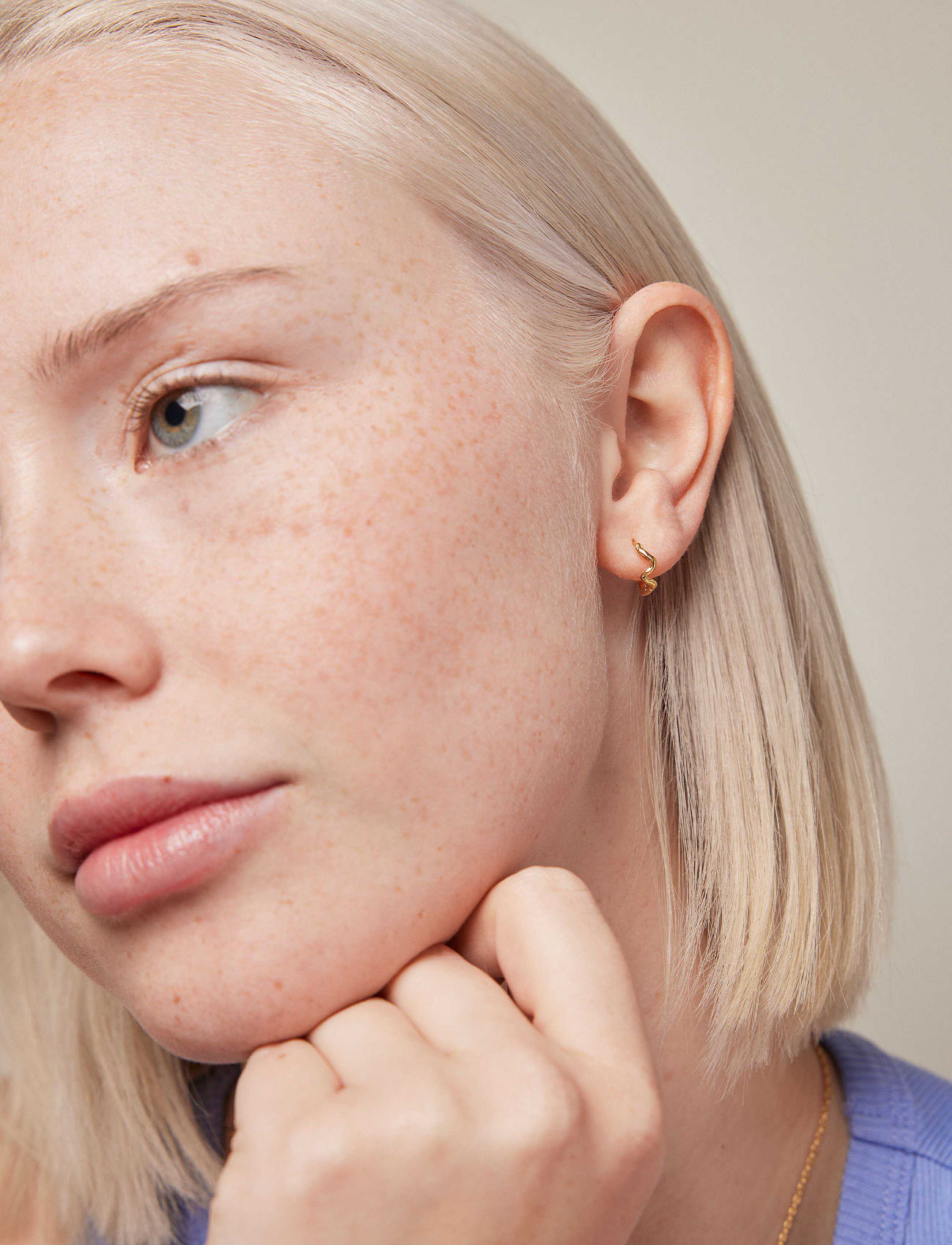 Enamel Copenhagen - Hoops, Holly Small - gold - 1