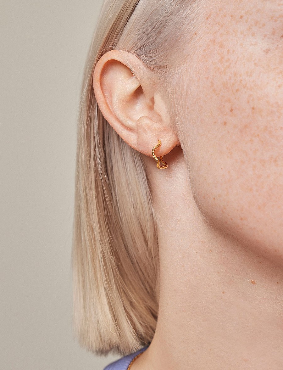 Enamel Copenhagen - Holly Hoops - rõngad - gold - 0
