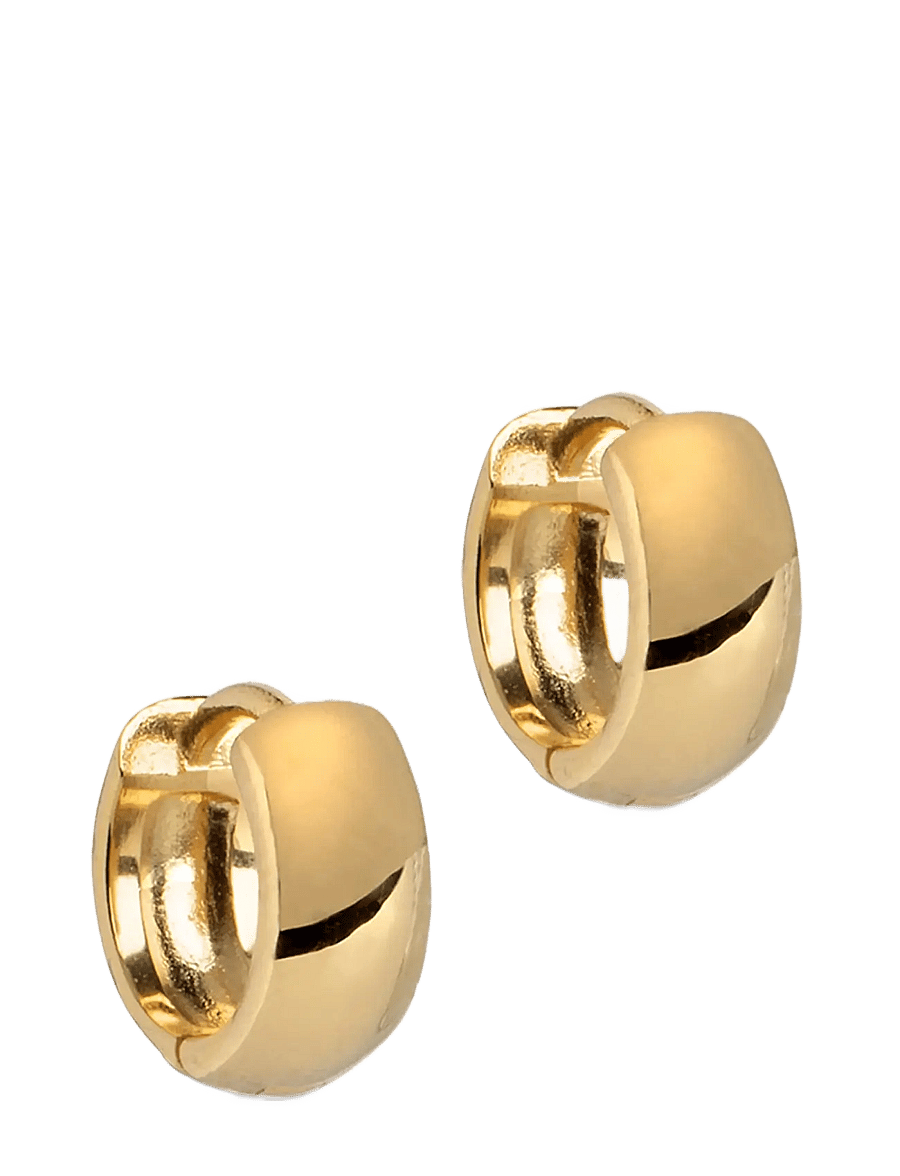 Enamel Copenhagen - Hoops, Classic Wide - kreolen - gold plated - 1