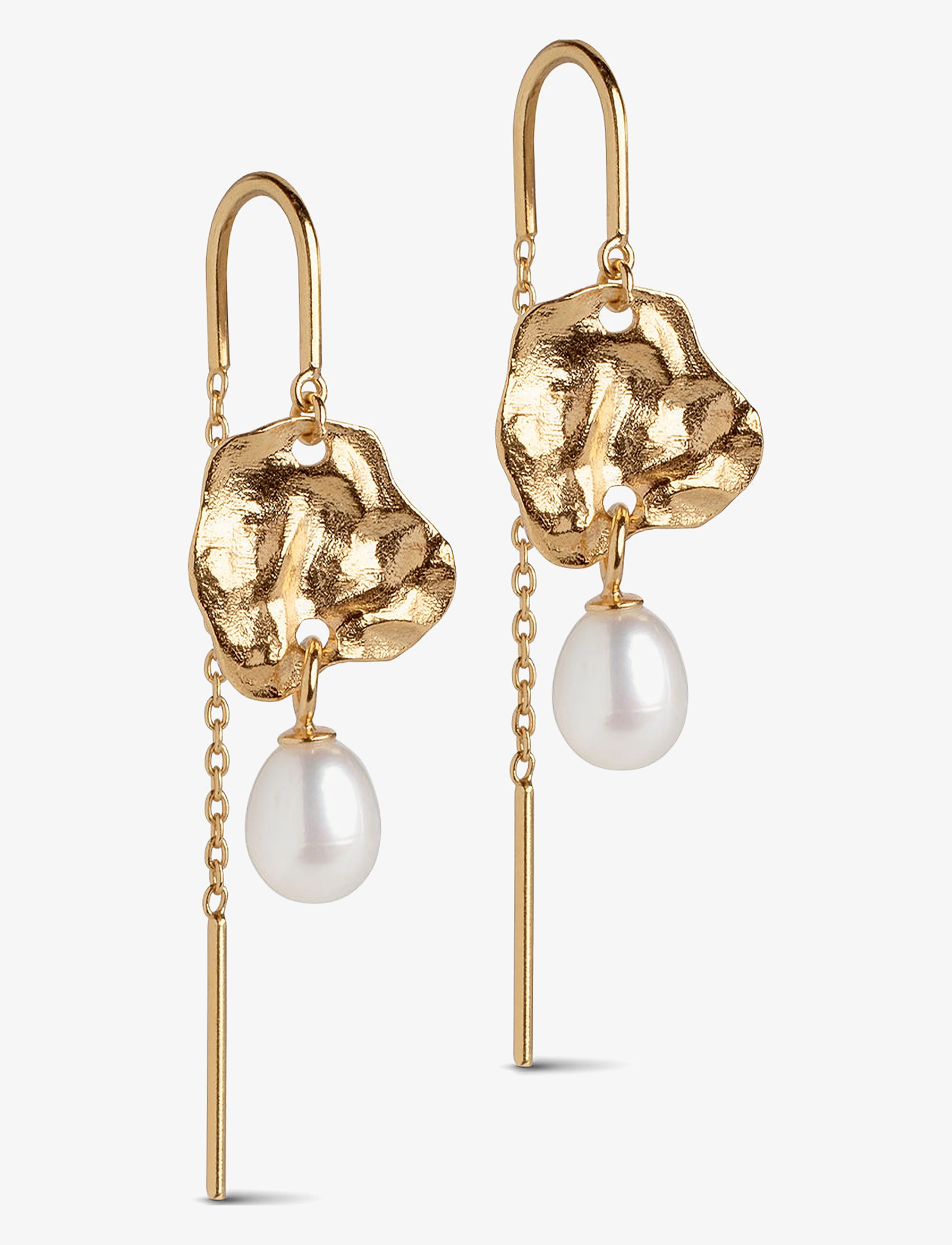 Enamel Copenhagen - Kai Pearl Earring - kolczyki z pereł - pearls - 1