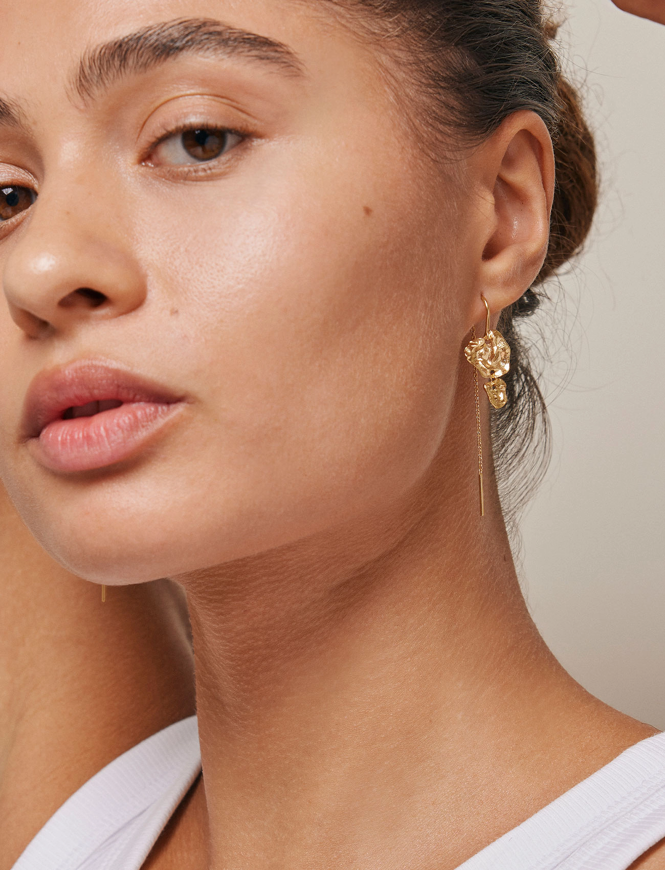 Enamel Copenhagen - Kim Earring - auskari ar kulonu - 925s/gp/m - 2