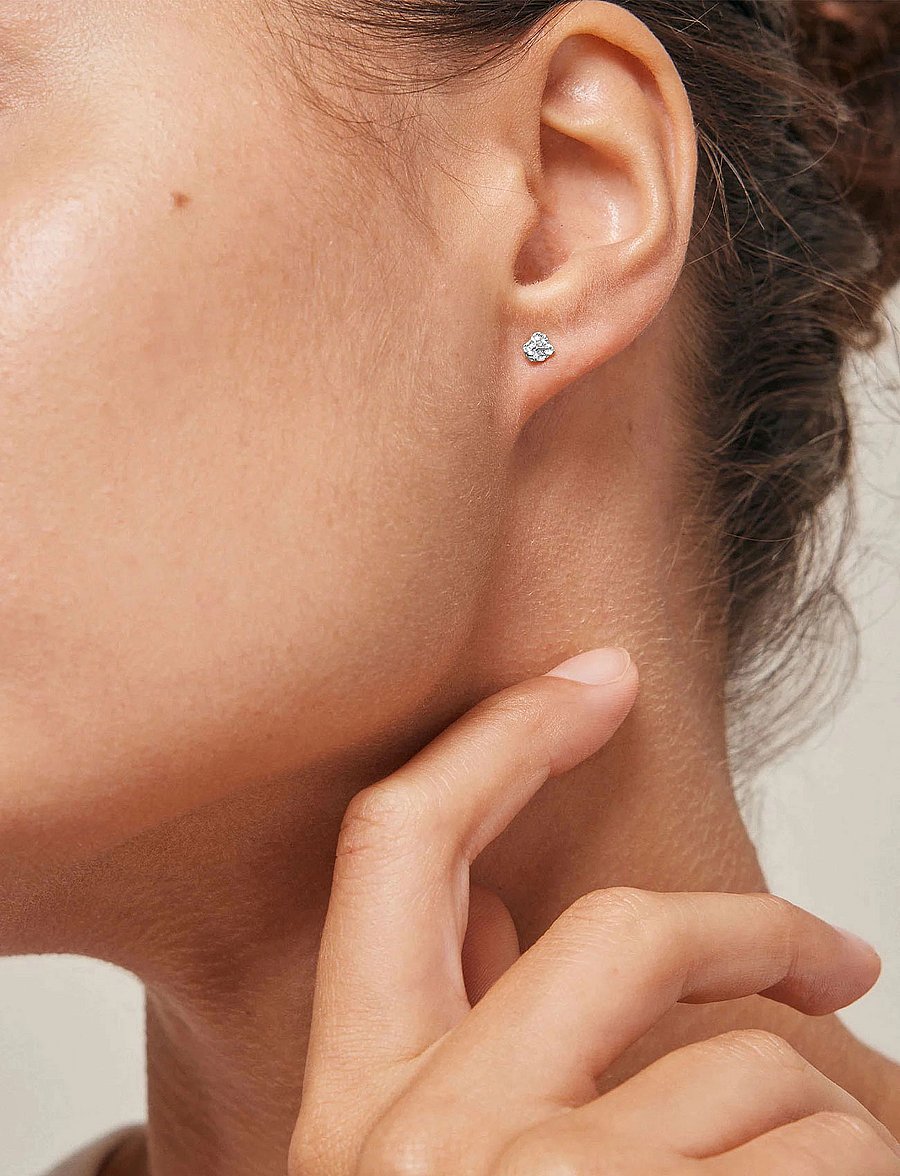 Enamel Copenhagen - Rio Mini Studs - studs örhängen - silver - 0