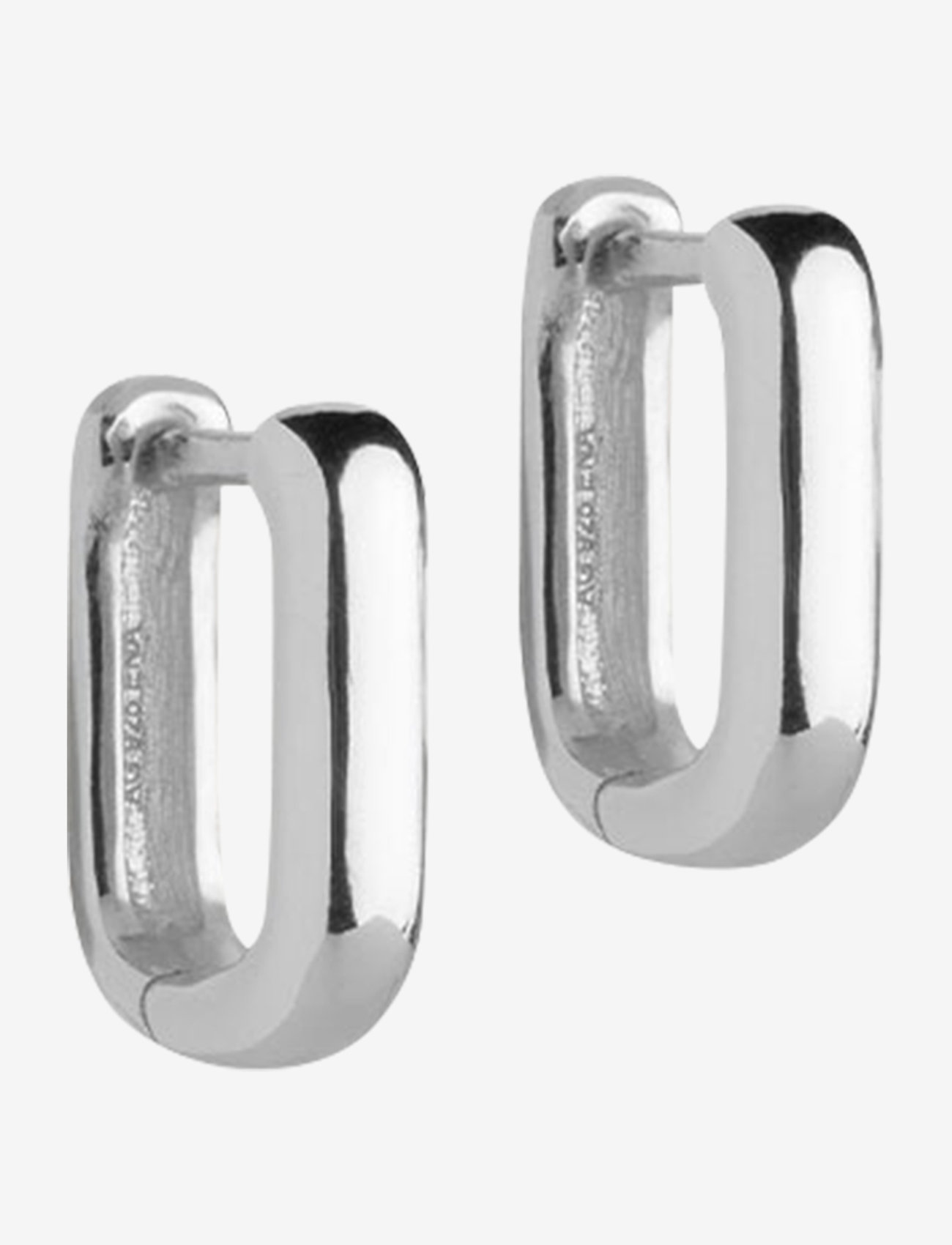 Enamel Copenhagen - Hoops, Square 12 mm - creoler & hoops - silver - 1