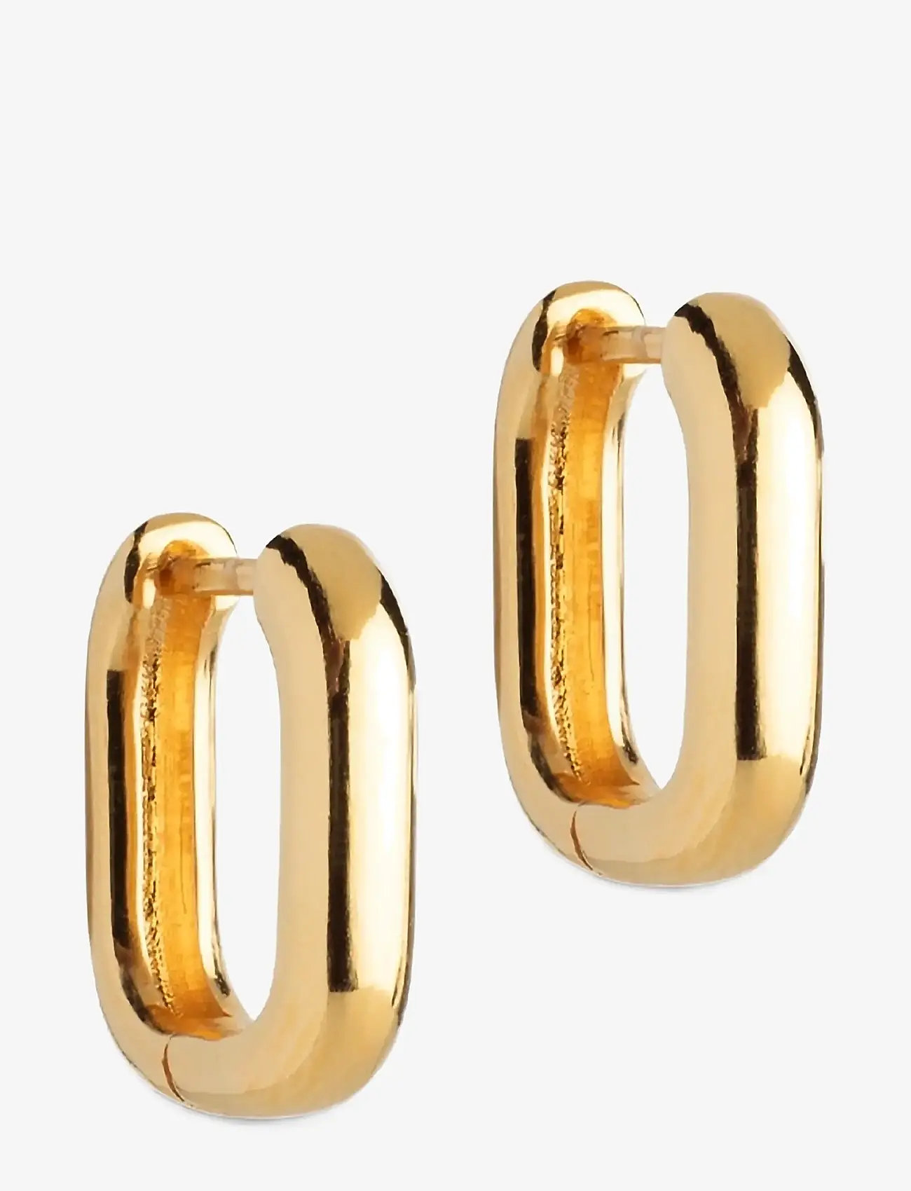Enamel Copenhagen - Hoops, Square 15 mm - 925s/gp - 1