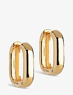 Square Hoops 18 mm - GOLD