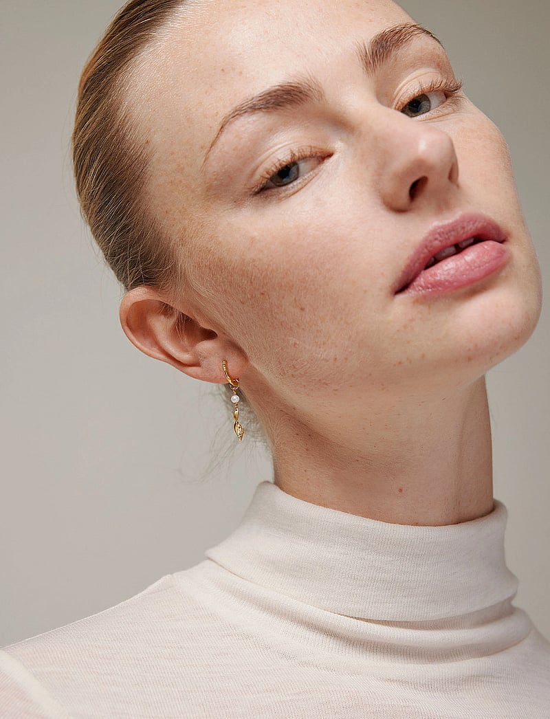 Enamel Copenhagen - May Hoops - perlenohrringe - pearls - 0